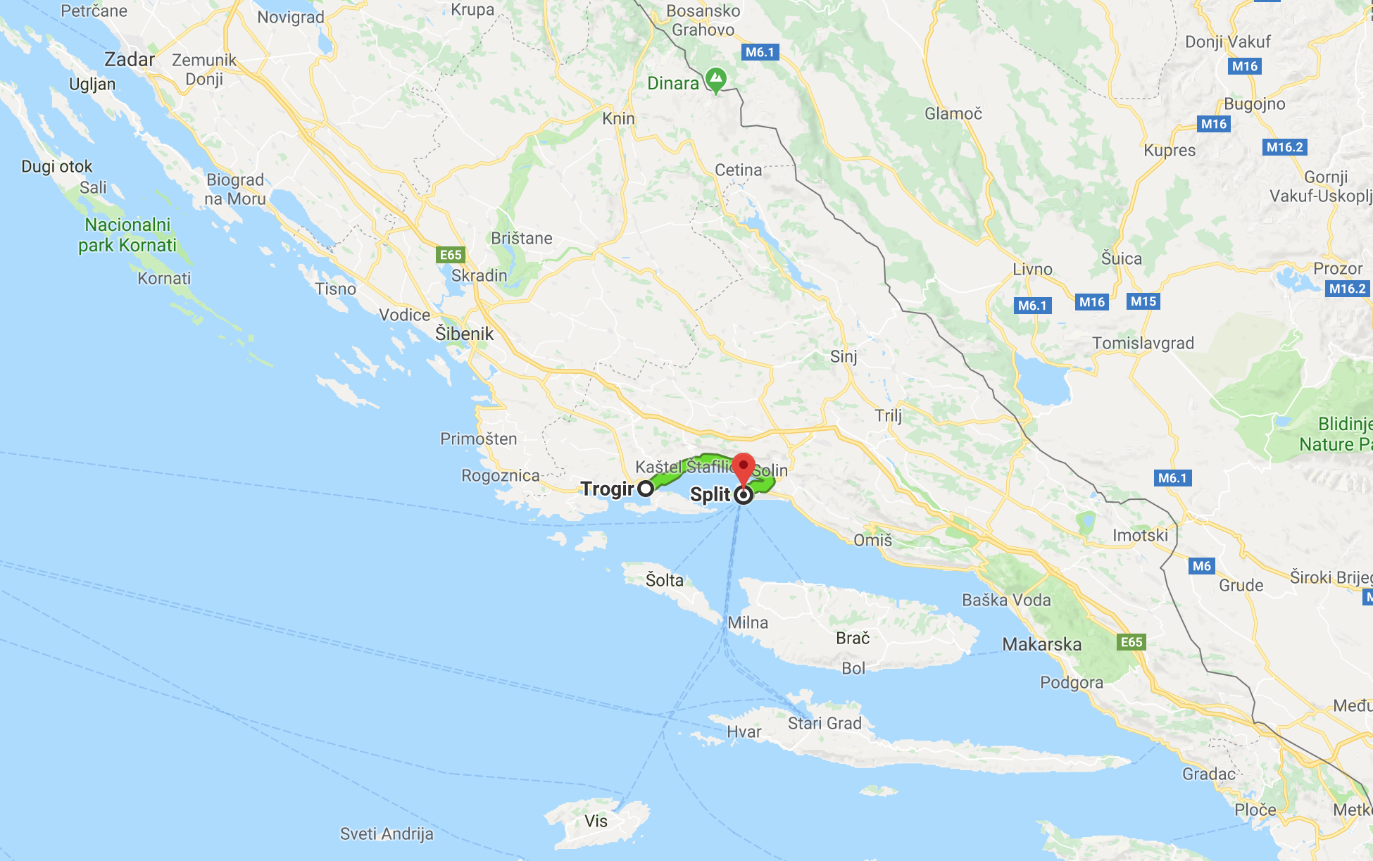 I spent my first night in Croatia in Trogir, then headed to Split for the weekend.