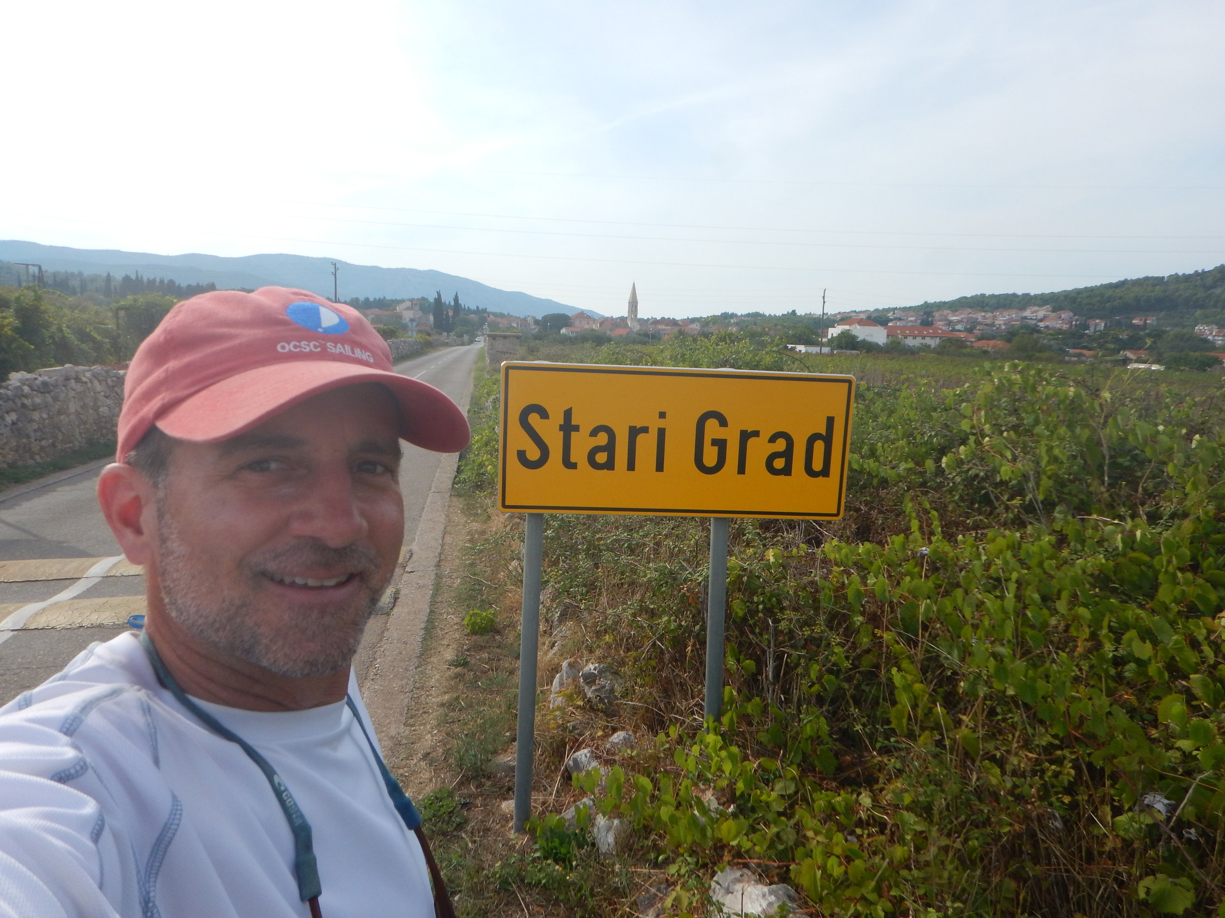 We visited Starigrad on the island of Hvar. I had a great hike through the vineyards.