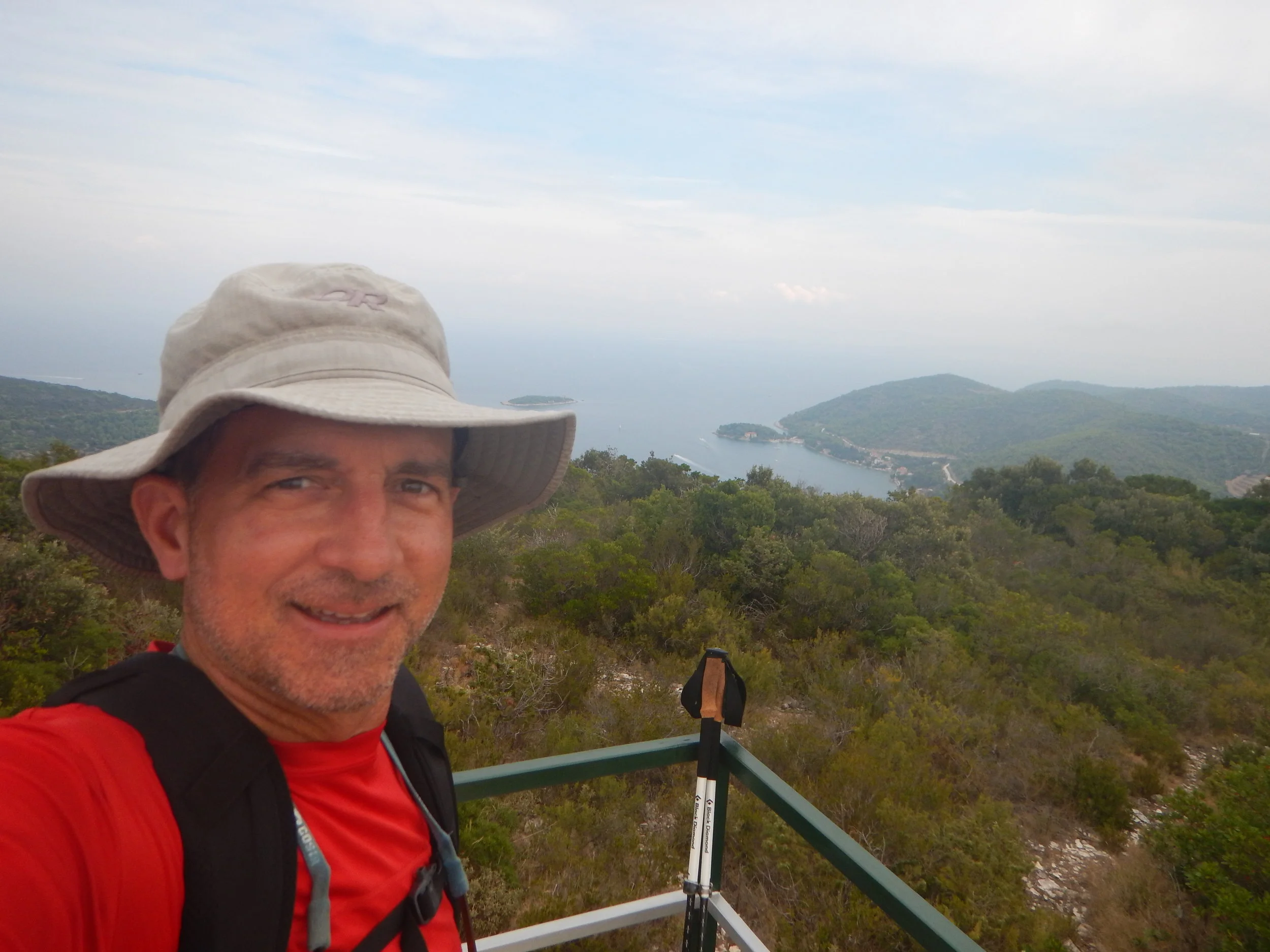 From Hvar, we sailed down to the island of Vis, and docked at the town quay in Vis Town. I had a great hike in the hills above the bay.