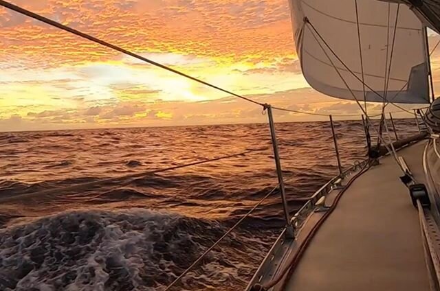 Follow this link to see some video highlights of my 1,200 mile sailing trip from New Zealand to Fiji.  https://youtu.be/UeNEk2NdXYQ