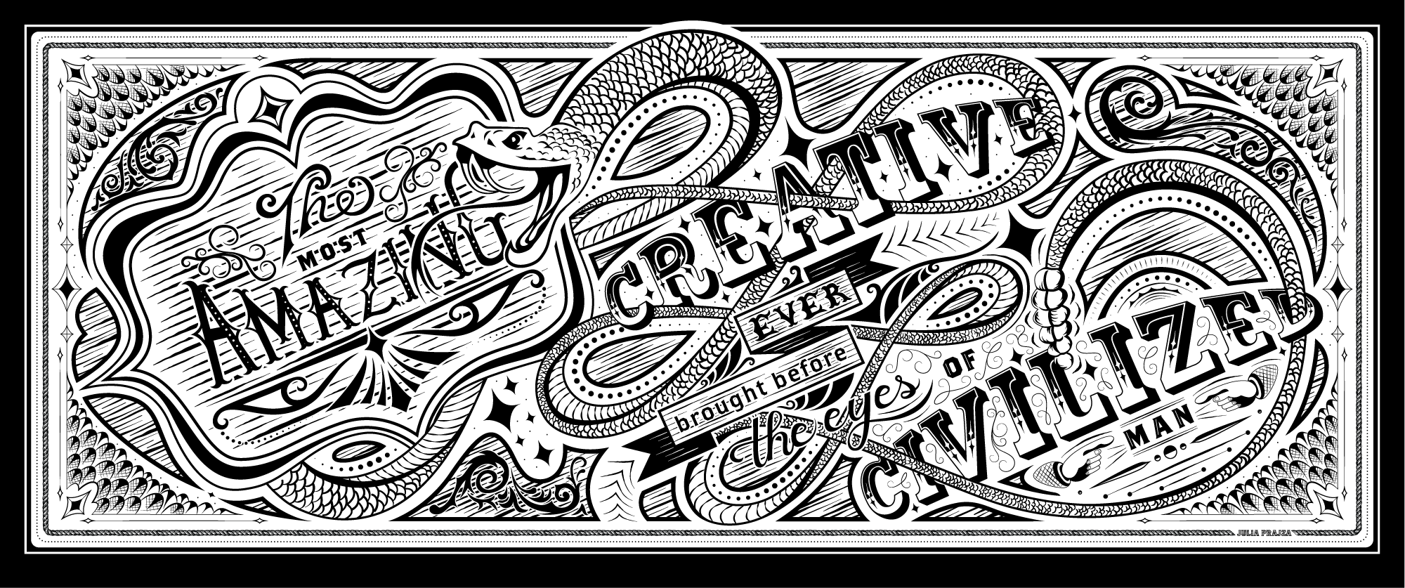 AFTER: Final digital and vectorized design ready for print.