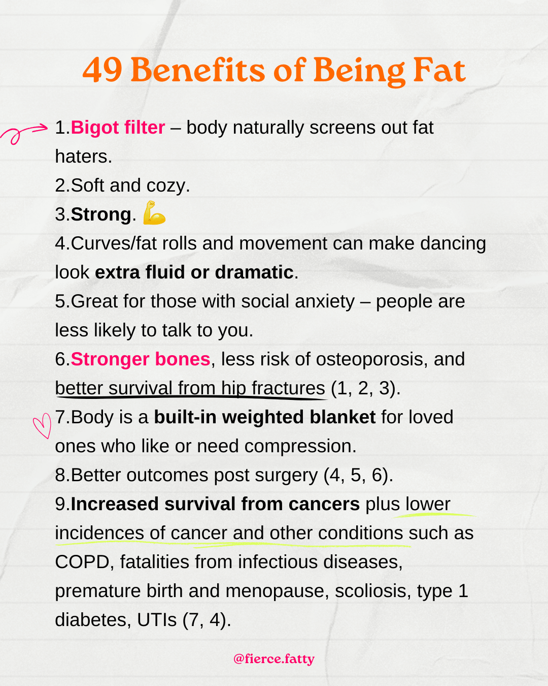Vinny Welsby of Fierce Fatty discussing the benefits of being fat and challenging anti-fat stereotypes