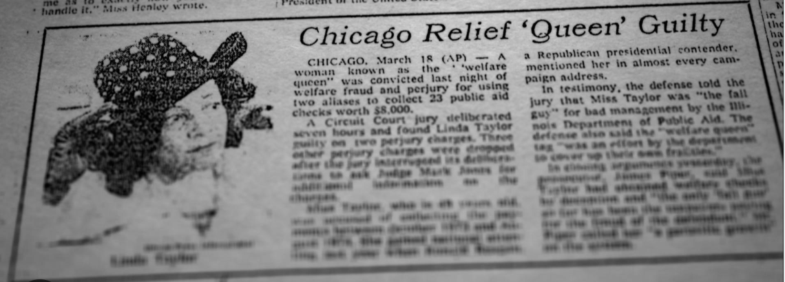 Linda Taylor’s case was reported on in the Chicago Tribune in the autumn of 1974.