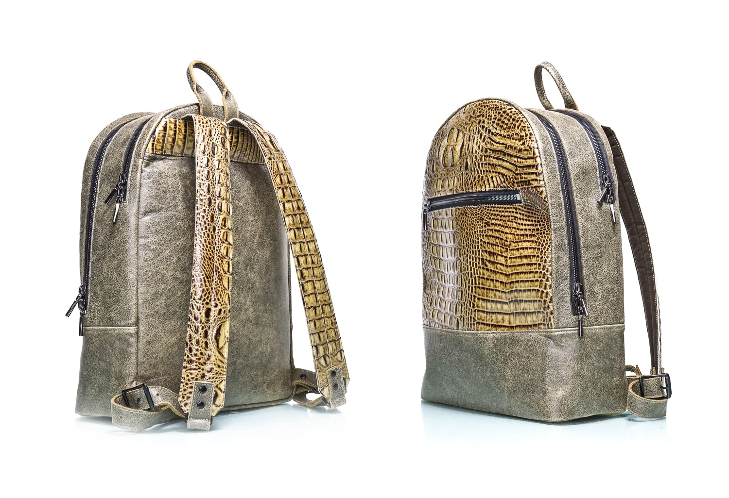 Faux Snakeskin Bag