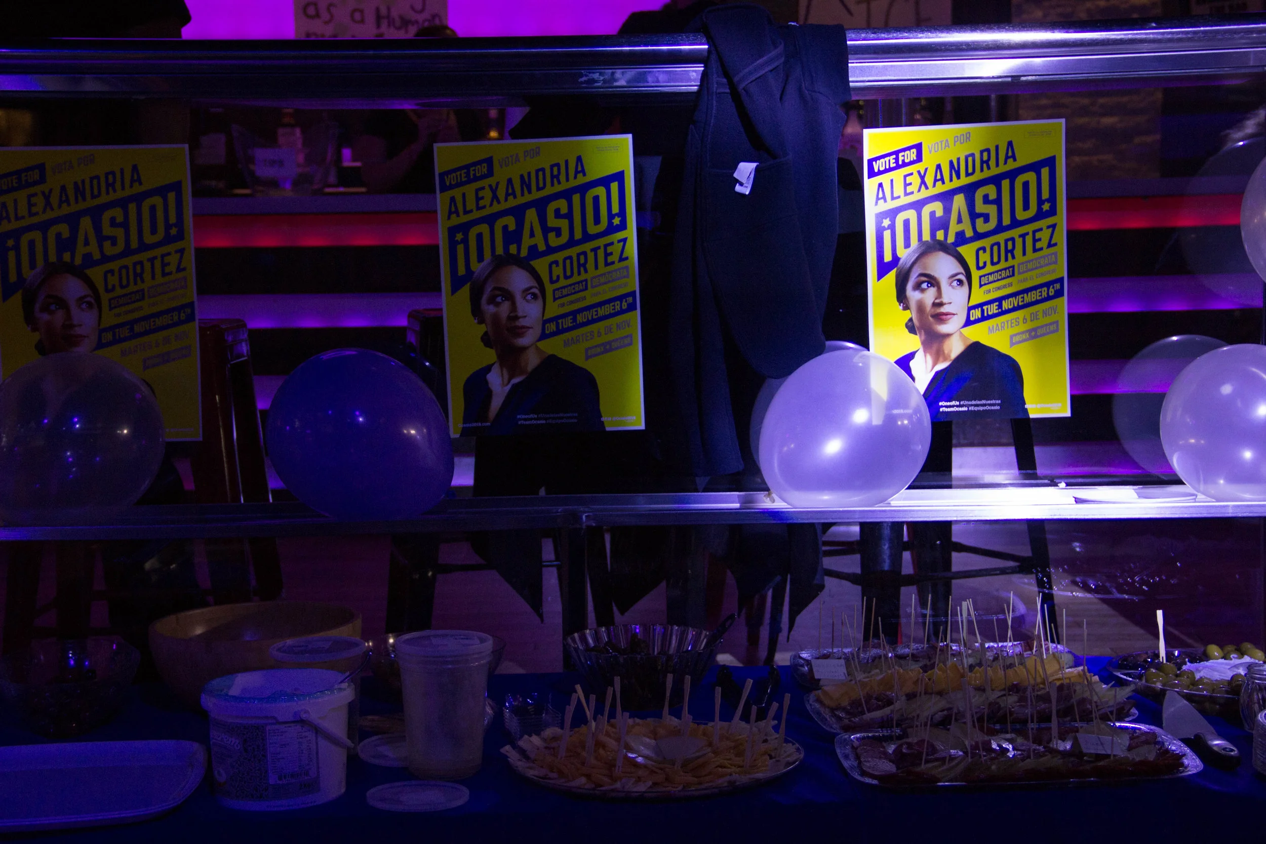  Tamales, sandwiches, and a variety of Latin, Spanish and finger foods were available to guests on Election Night. 