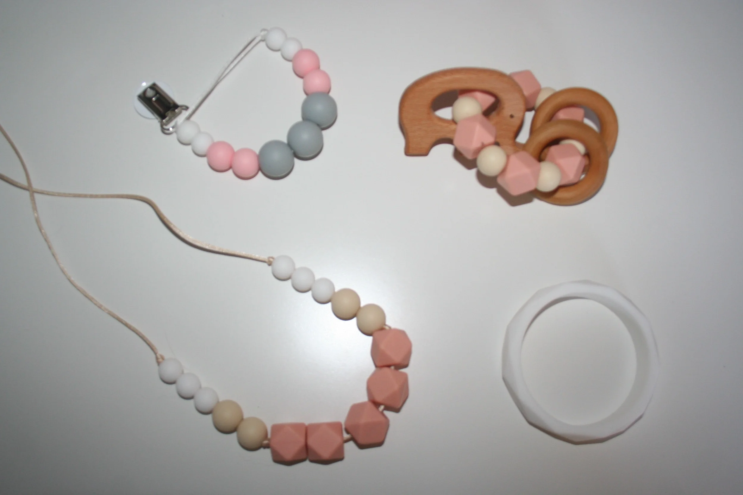 How gorgeous are these teething things from Elephant Shoe Teething Co.!? Their shop is absolutely gorgeous, we love it so much! www.elephantshoeteethingco.com - I'll be doing a complete post on these bad boys once the girls arrive!