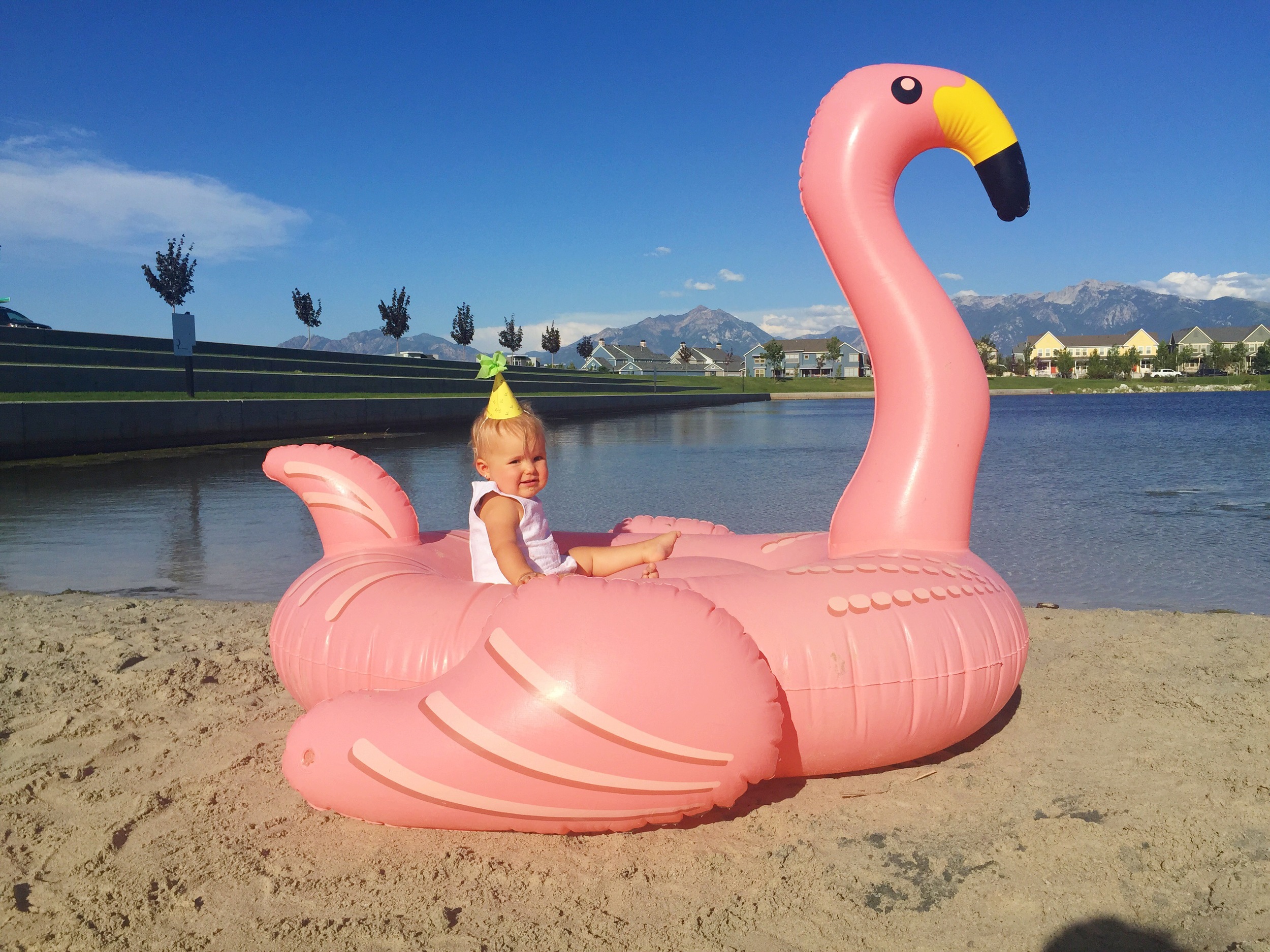 If you're ever in need of amazing pool floaties, like this pretty flamingo, Urban Outfitters has you covered. But don't buy them all so there are none left for me! 
