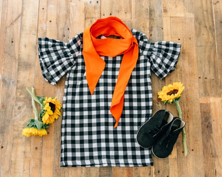 dress: amae.co, scarf: stylists own, shoes: zimmerman shoes