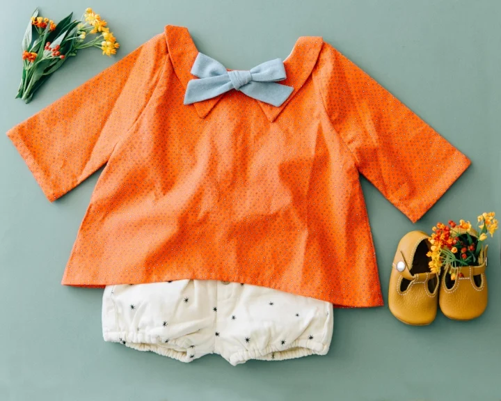 top: the crafted co, shorts: rylee and cry, shoes: mon petit shoes, bow: free babes