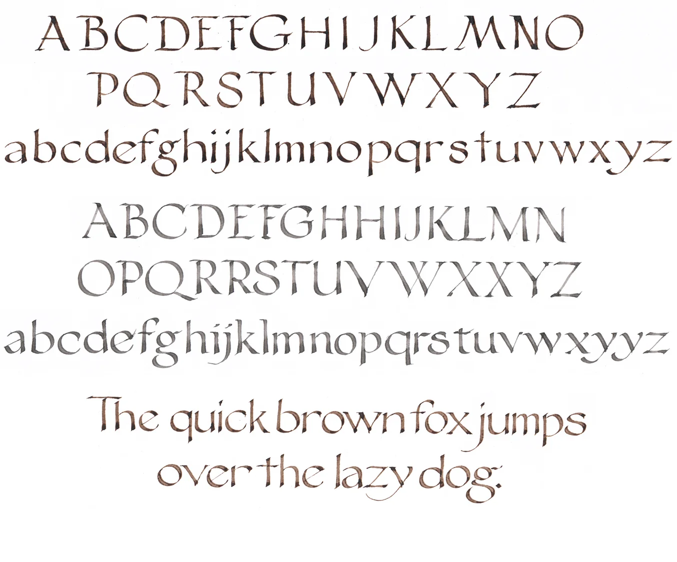 Roman Capitals and Foundational Hand
