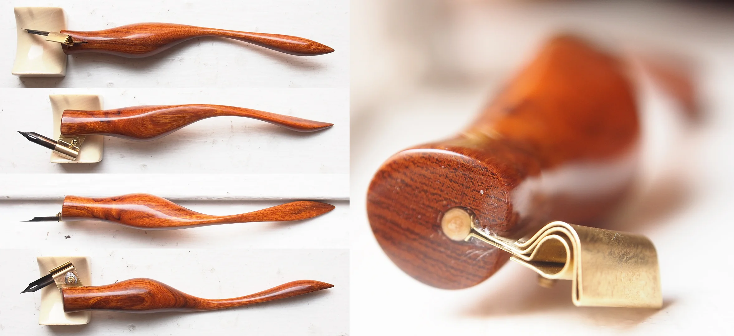 Light Toned Desert Ironwood Left Hand Oblique