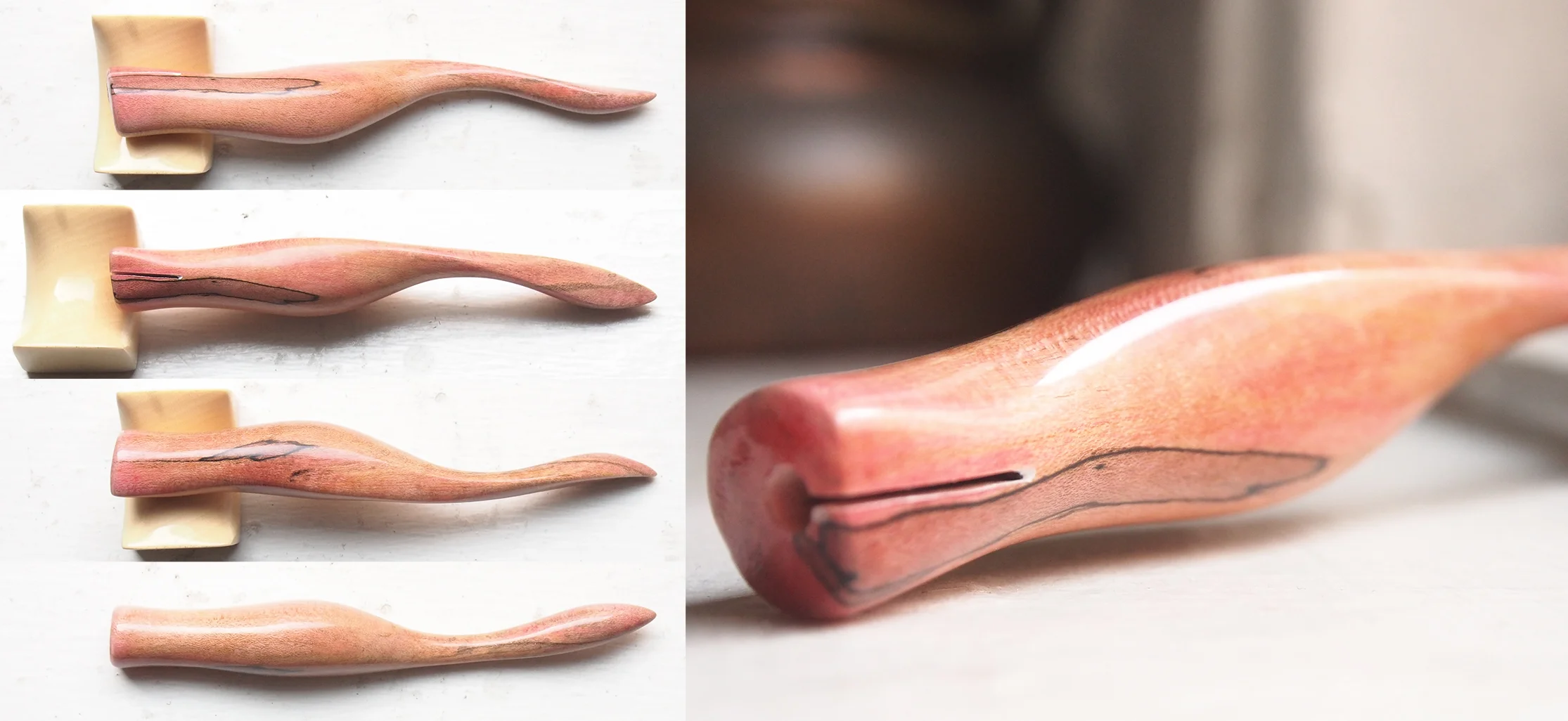 Rose Stabilized Spalted Maple