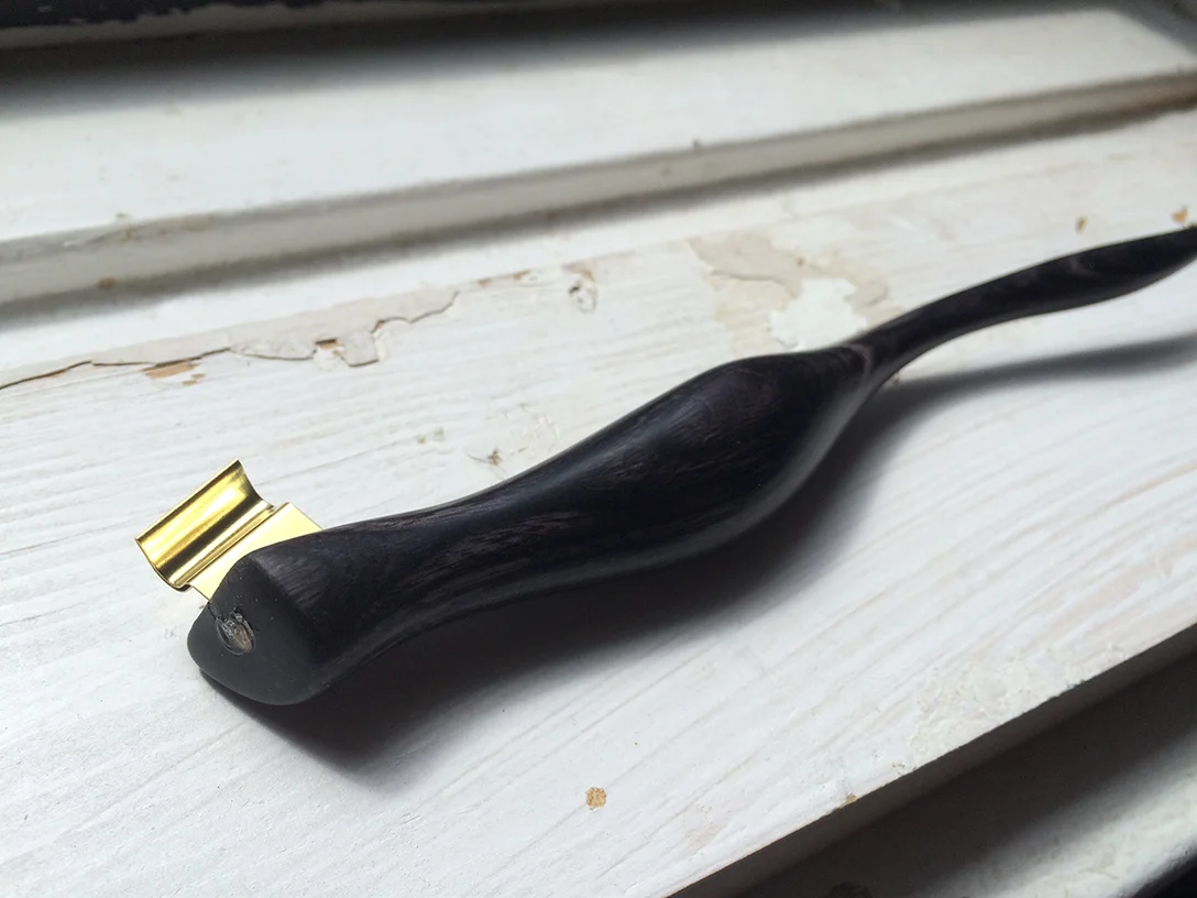 The flange is mounted and secured in place with cyanoacrylate