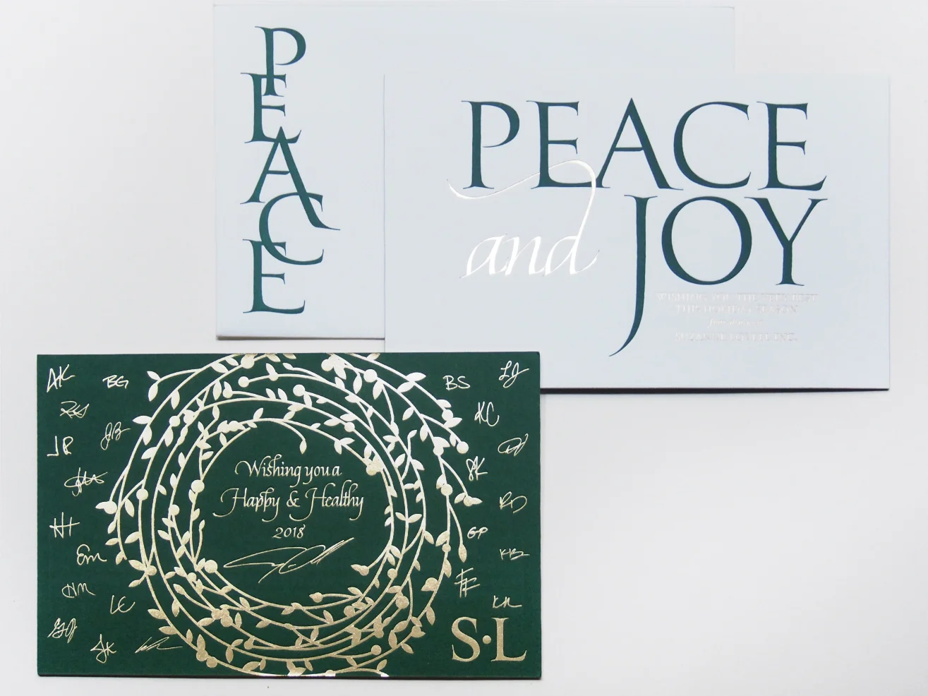Holiday Card Suite Spot Calligraphy
