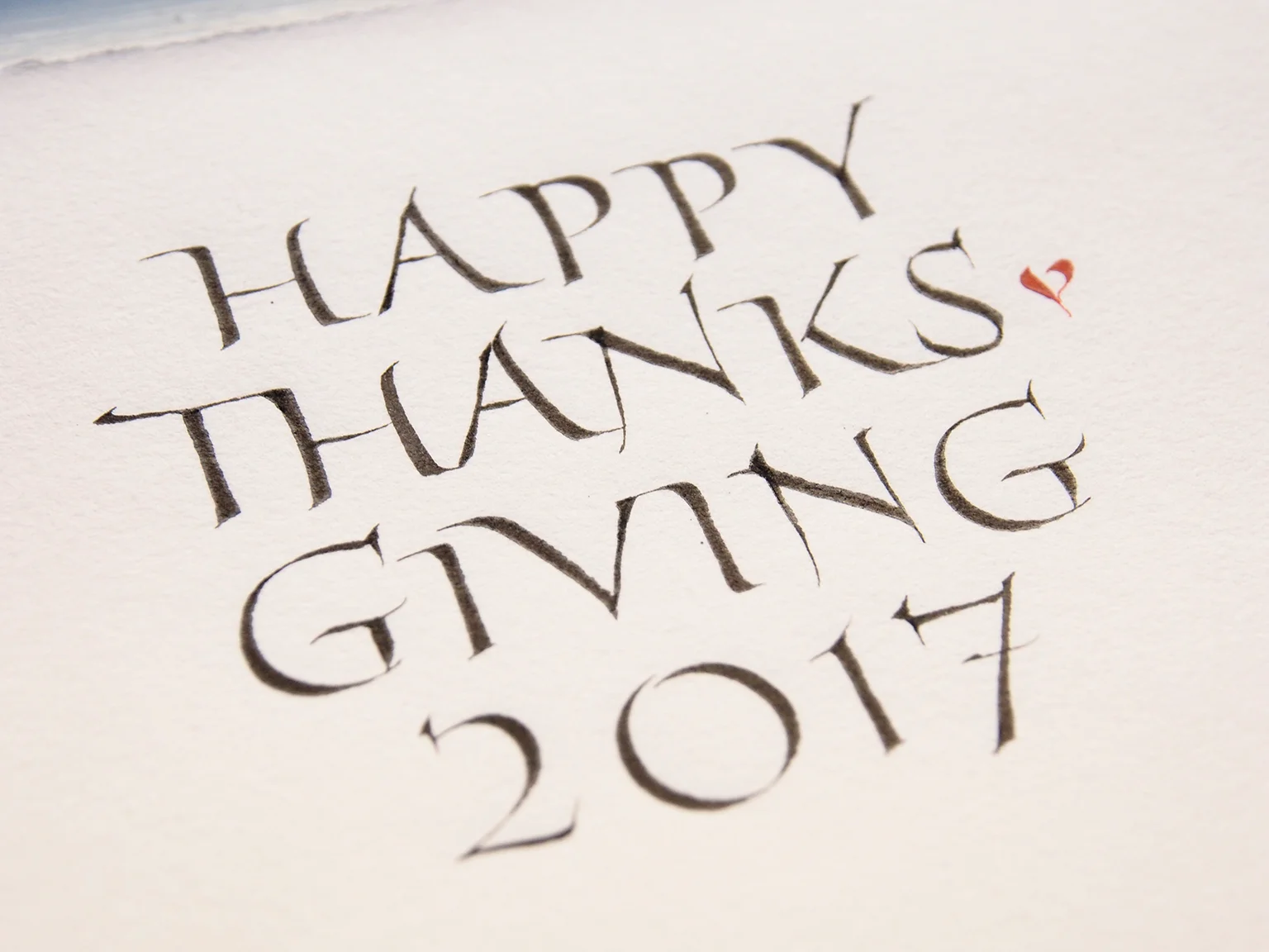 Hand Lettered Card Design