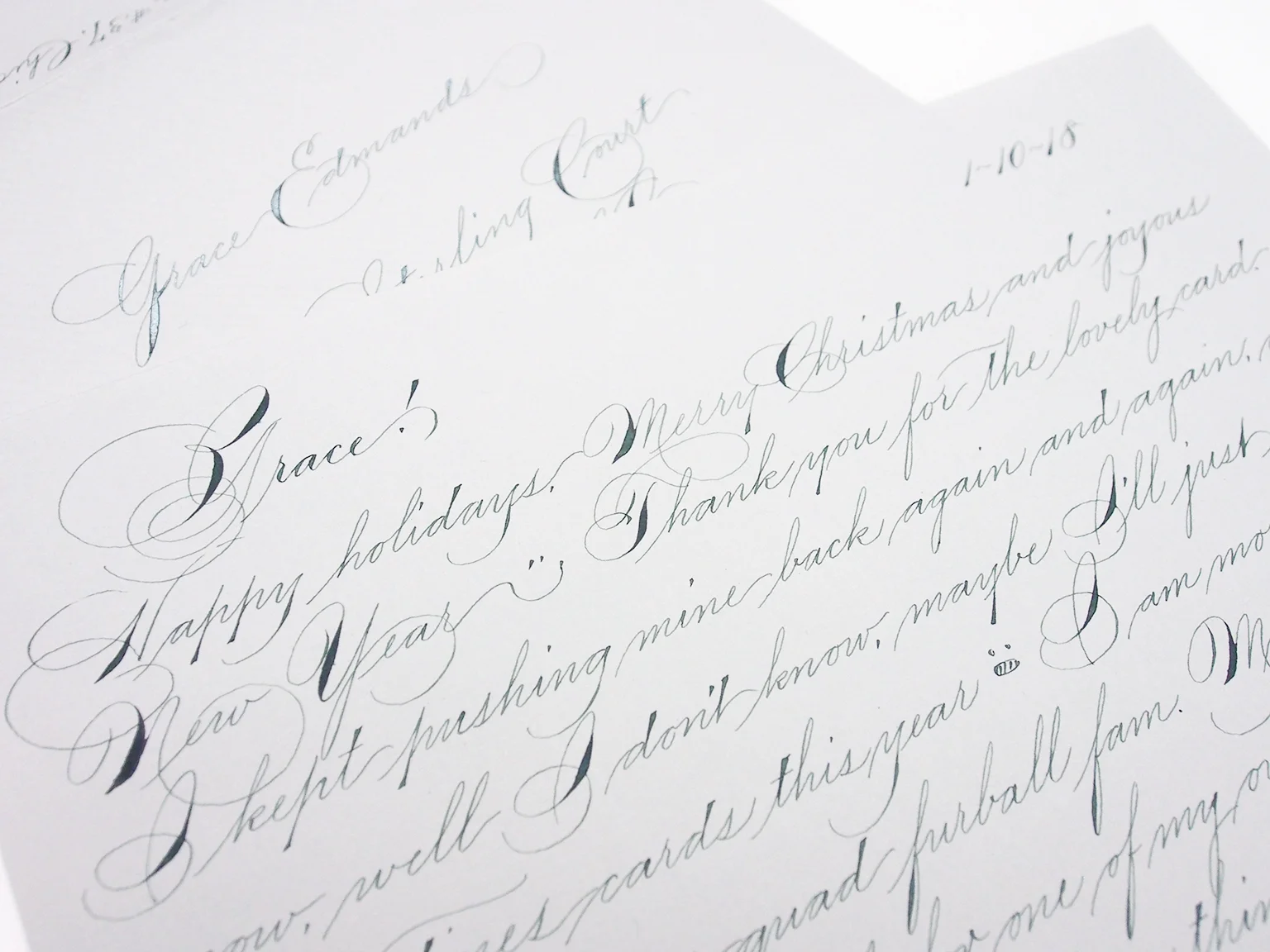 Spencerian Correspondence