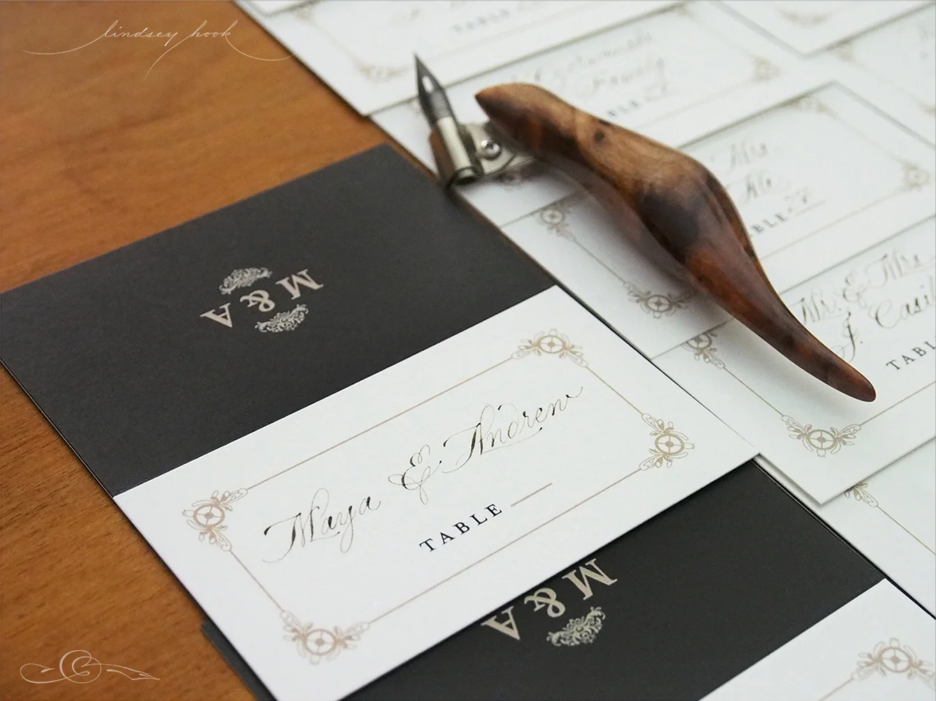 Italian Hand - Escort Cards