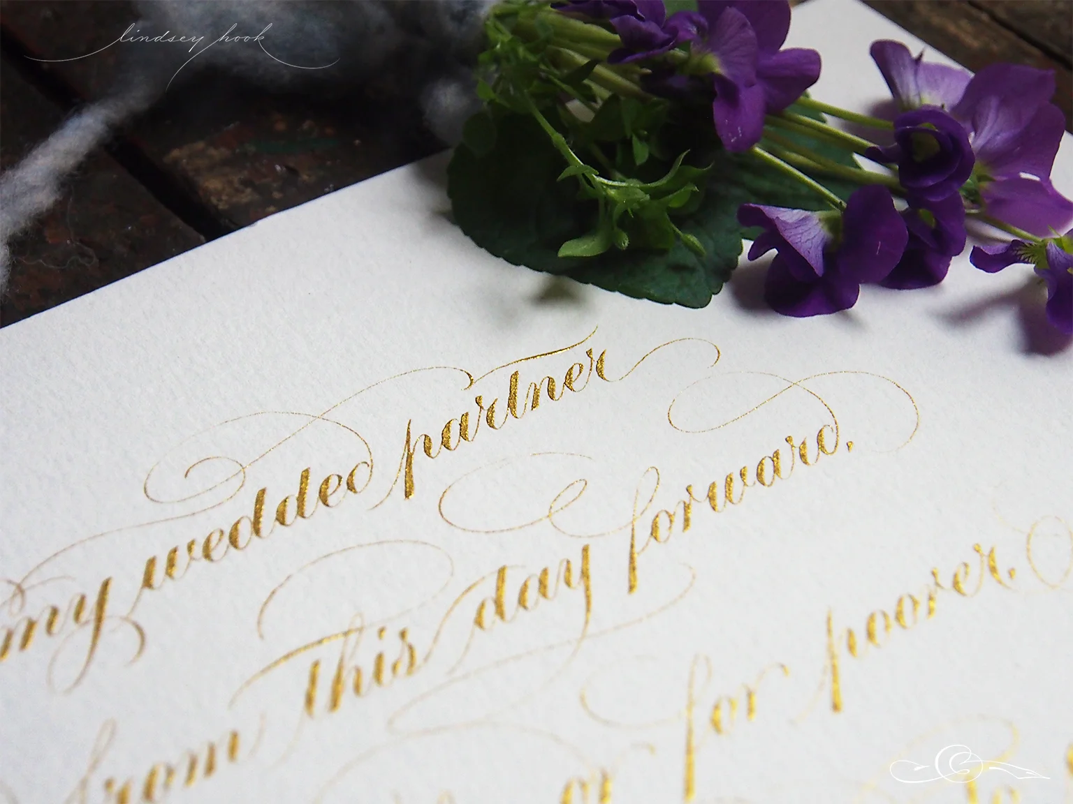 Wedding Vows (detail)
