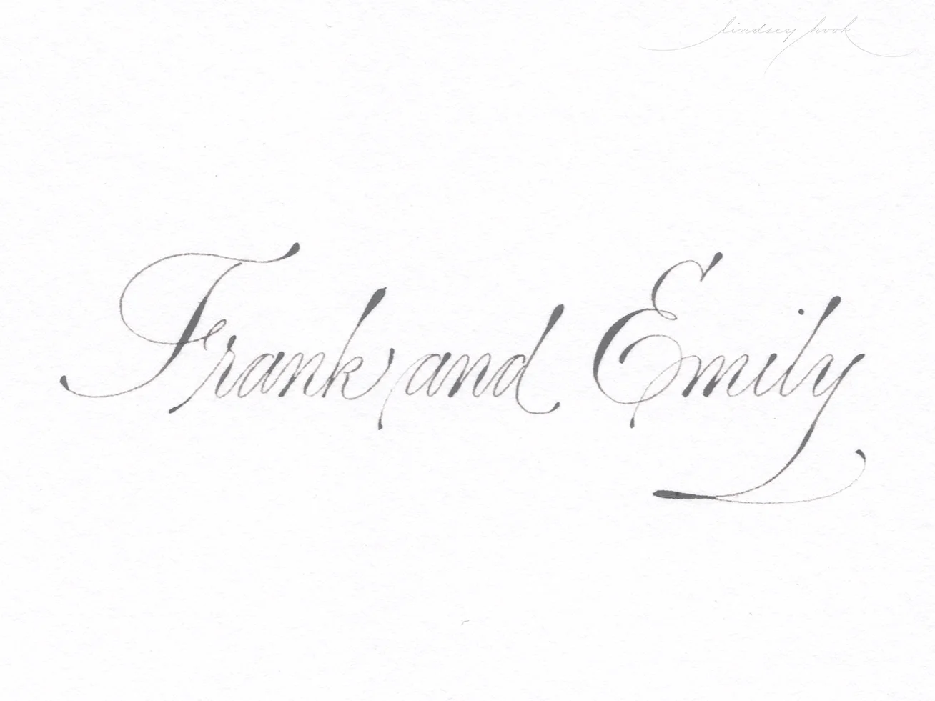 Simple Contemporary Italian Roundhand