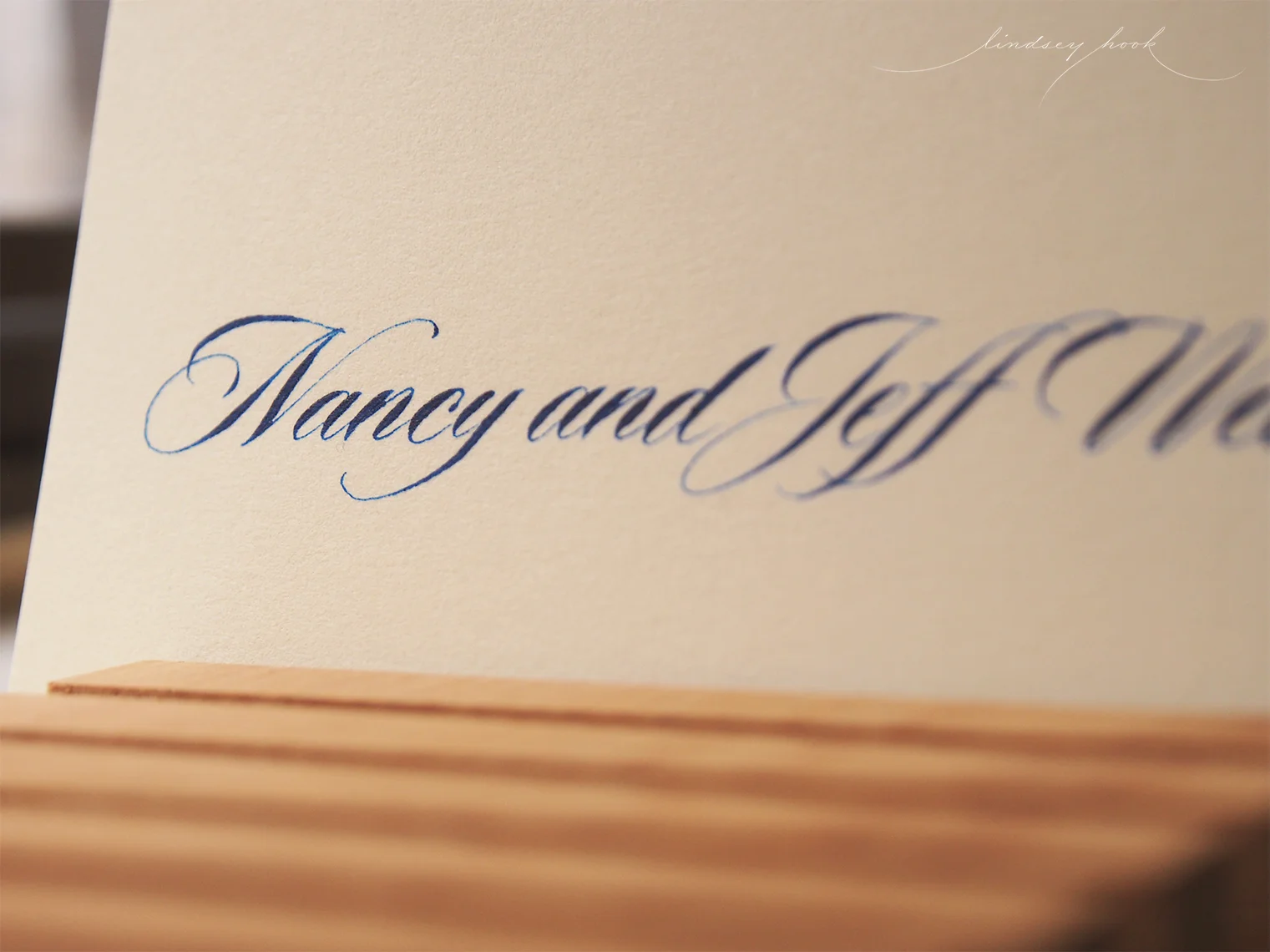 Sloop Script Escort Cards