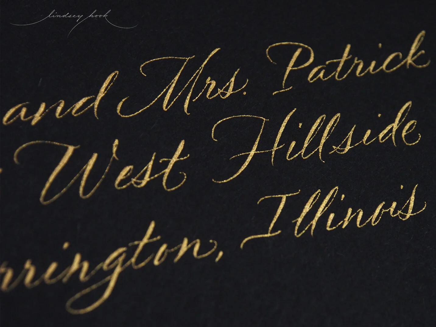 Montague Script Font Match Envelope