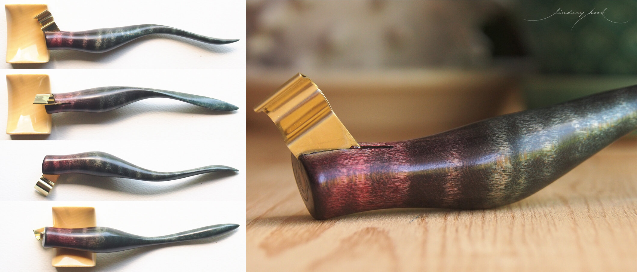 Dyed Curly Maple