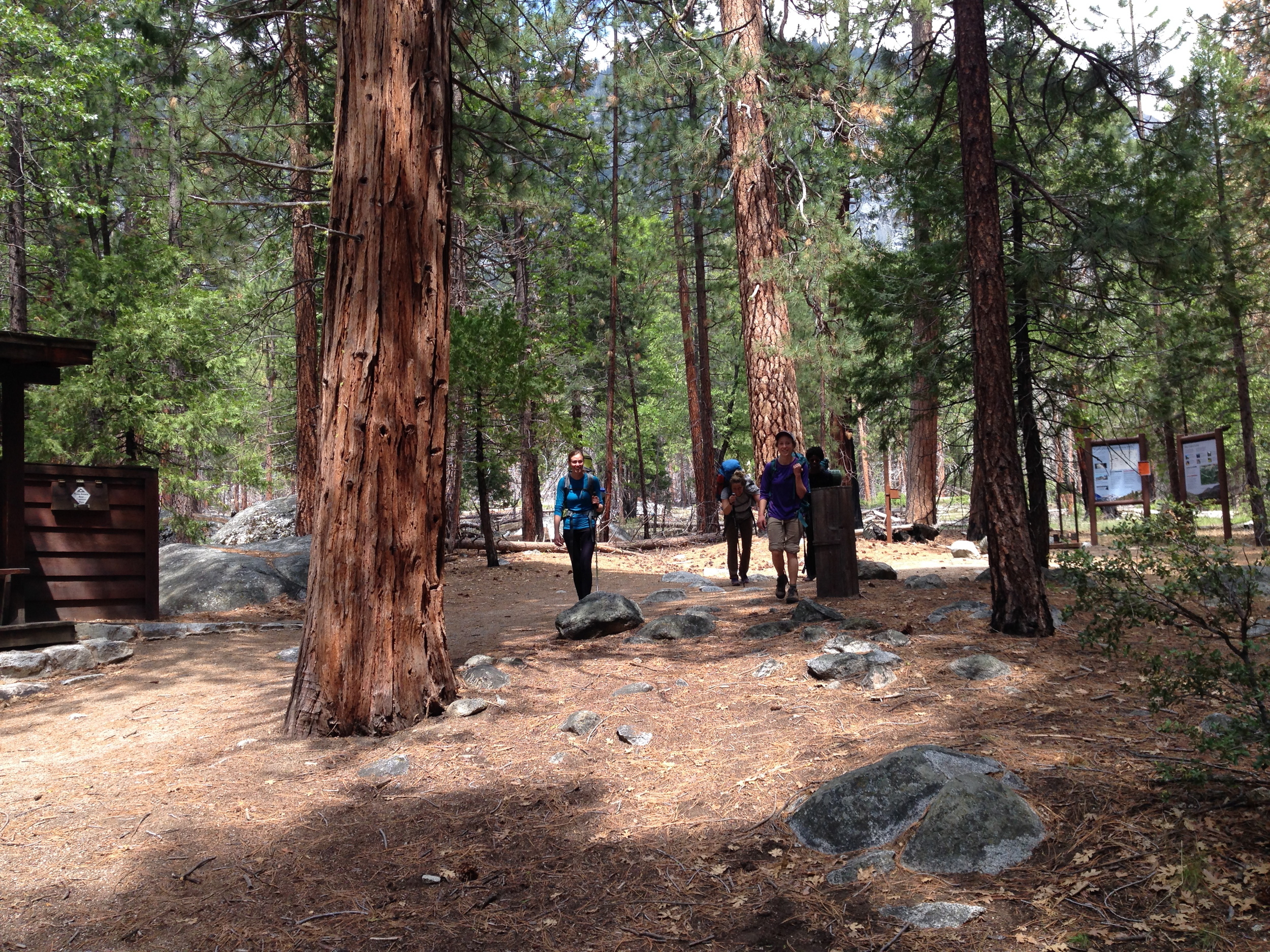 arriving at the ranger station