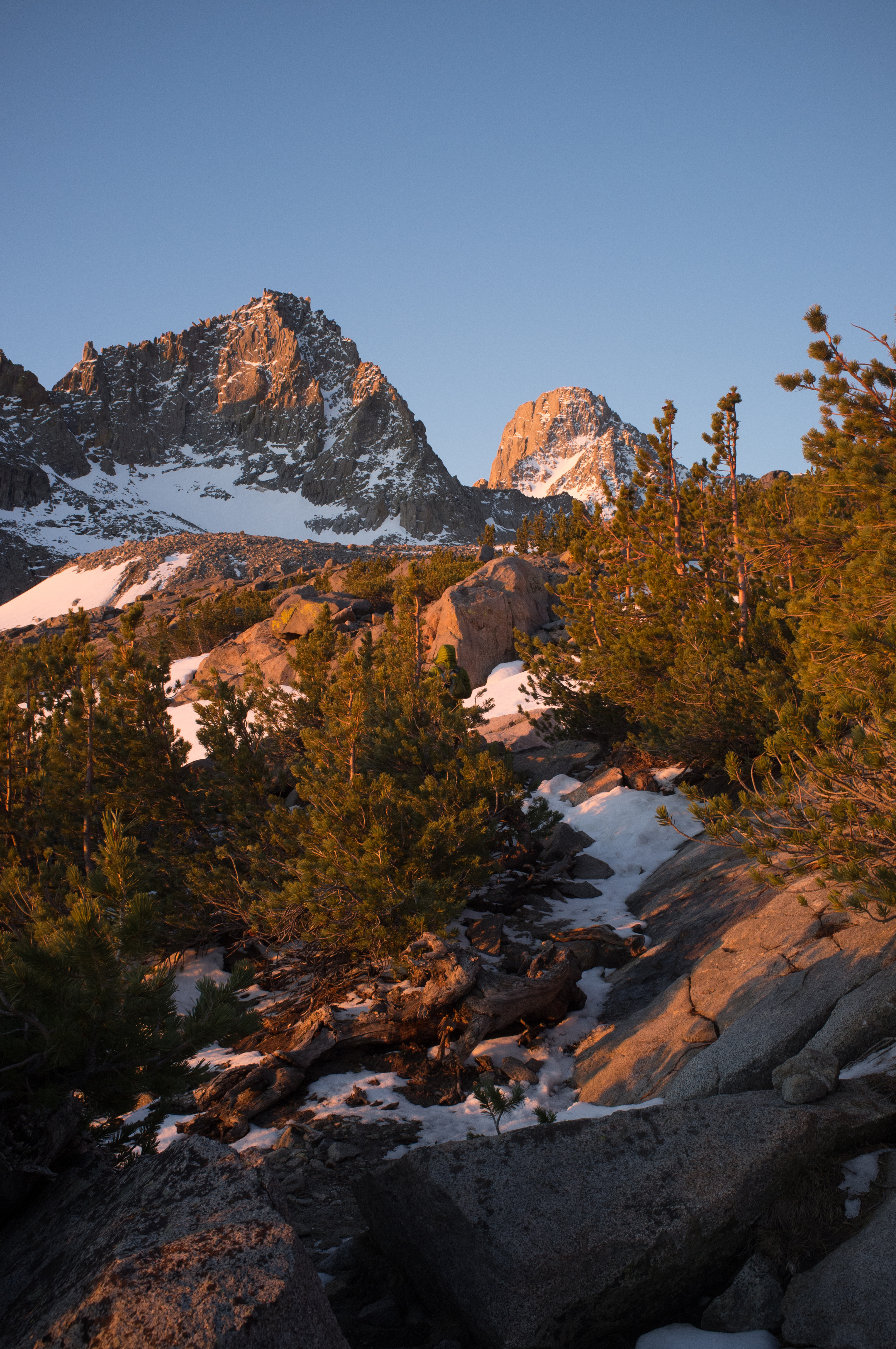 first view of Mt Sill