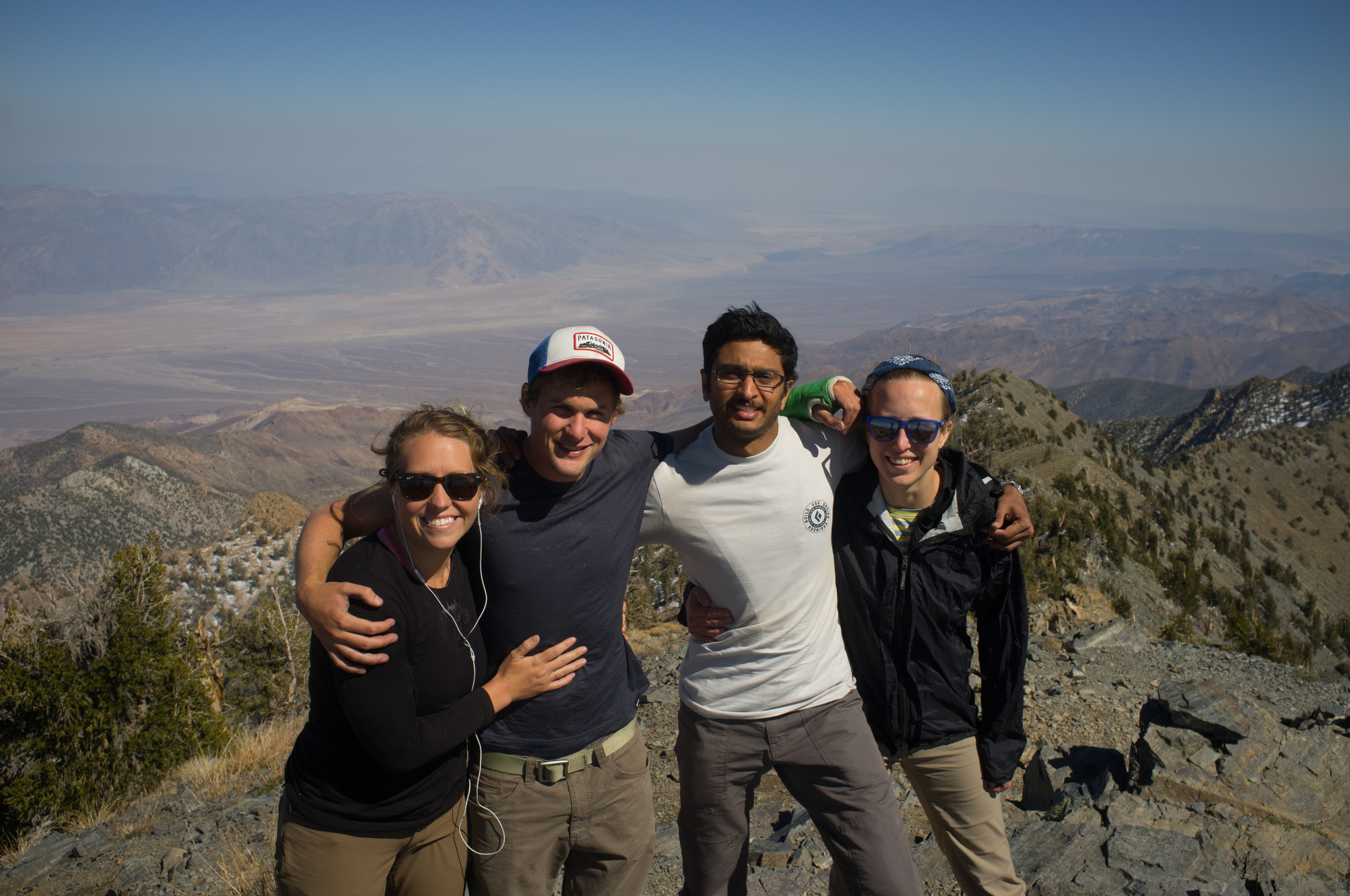 on the summit of telescope