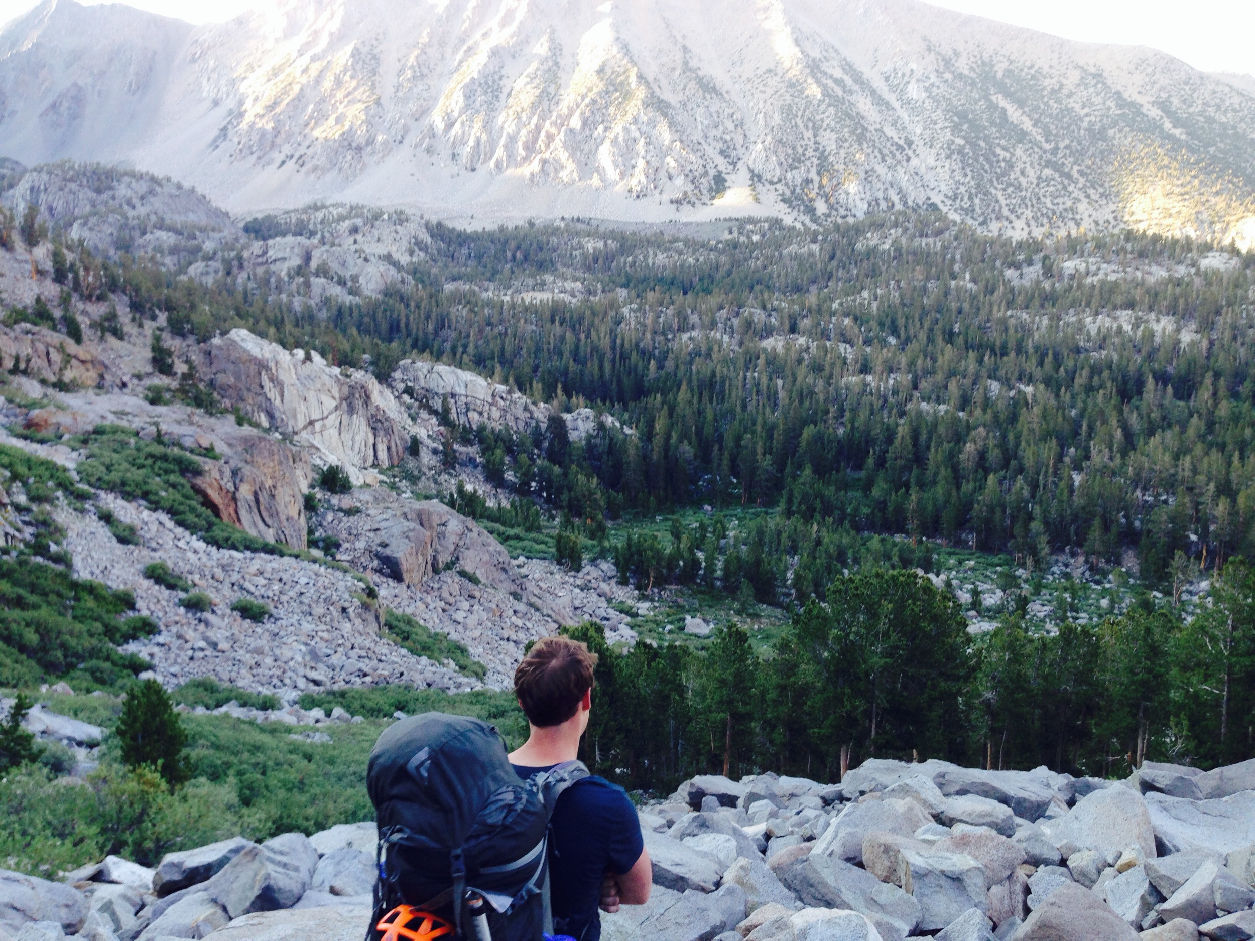 bran on the hike in