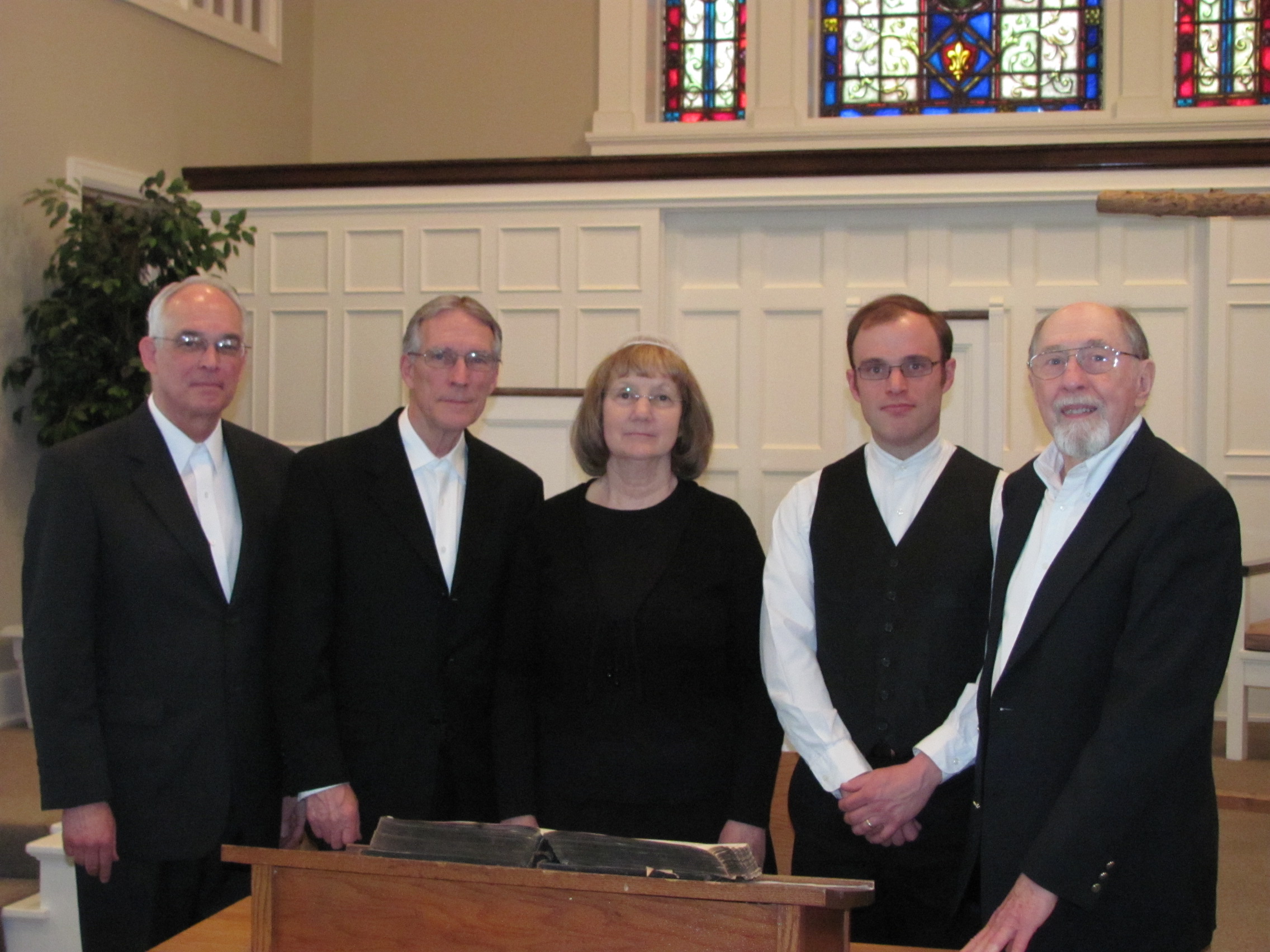 Our preaching team in traditional dress during our CENTENNIAL celebration.