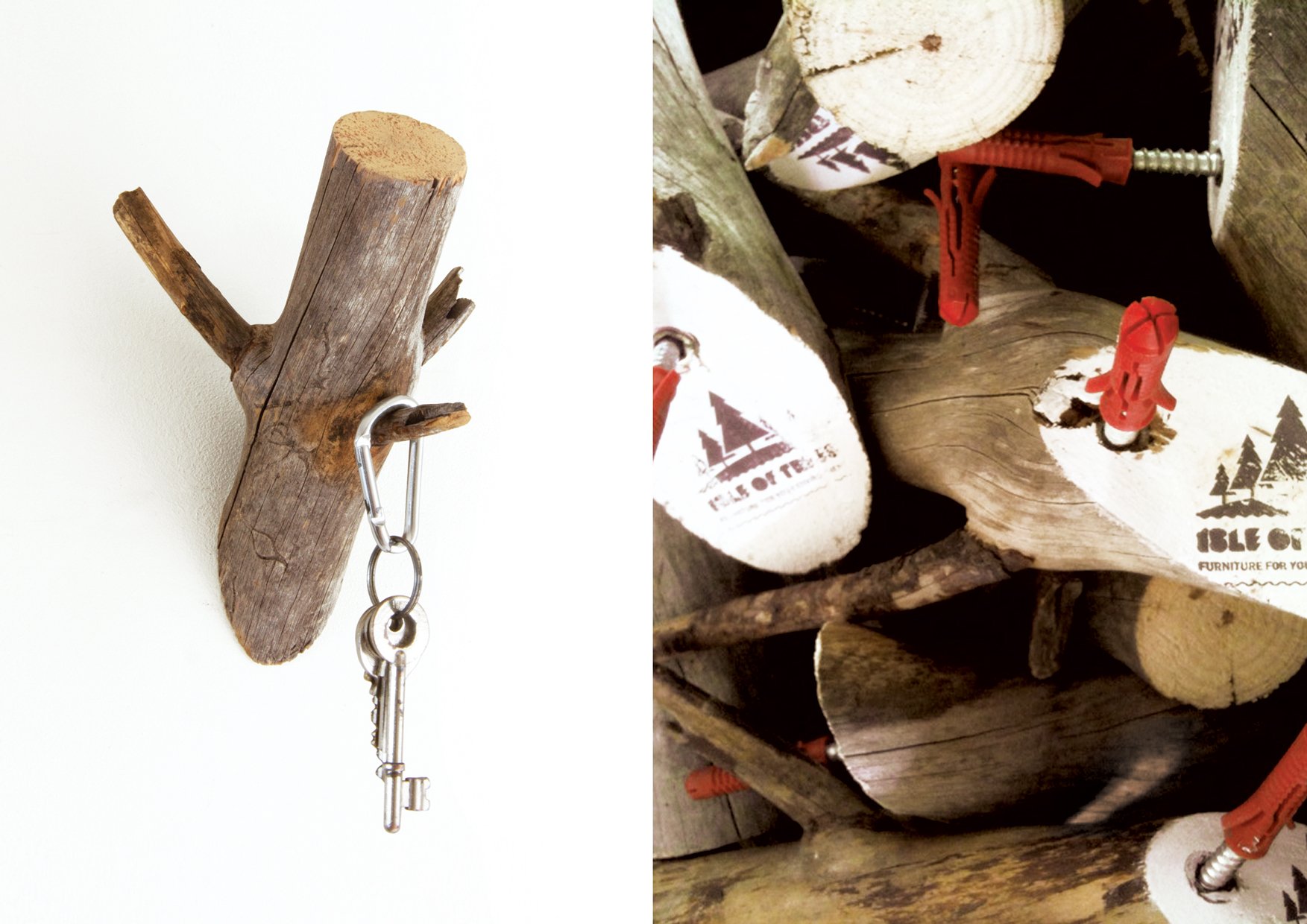  ACCESSORY HOOK // Made from invasive species or fallen tree remains 