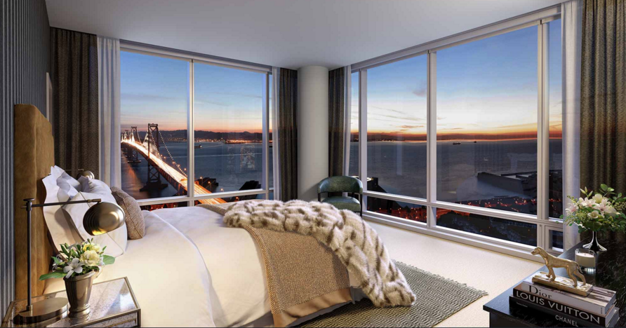 Imagine falling asleep each night and awaking every morning in a well-appointed bedroom with stunning city views.