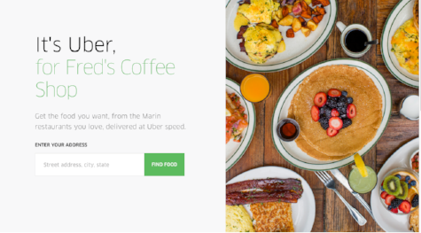UberEats Food Delivery Service Available in Marin County