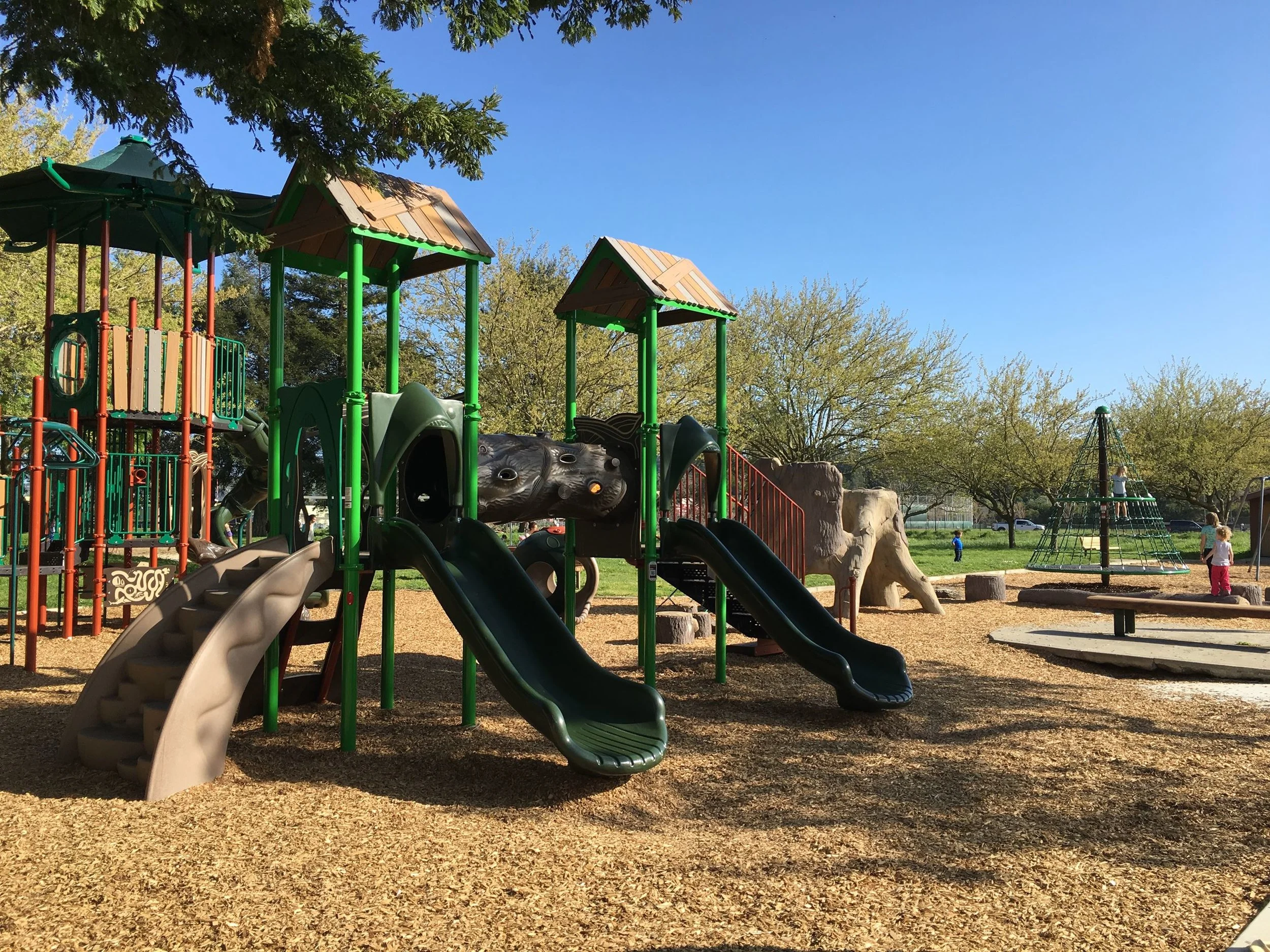 The New Larkspur Piper Park Playground