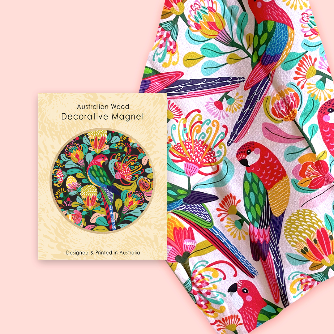 Sugarbush Proteas Wooden & Card Gift Set Australian Gifts