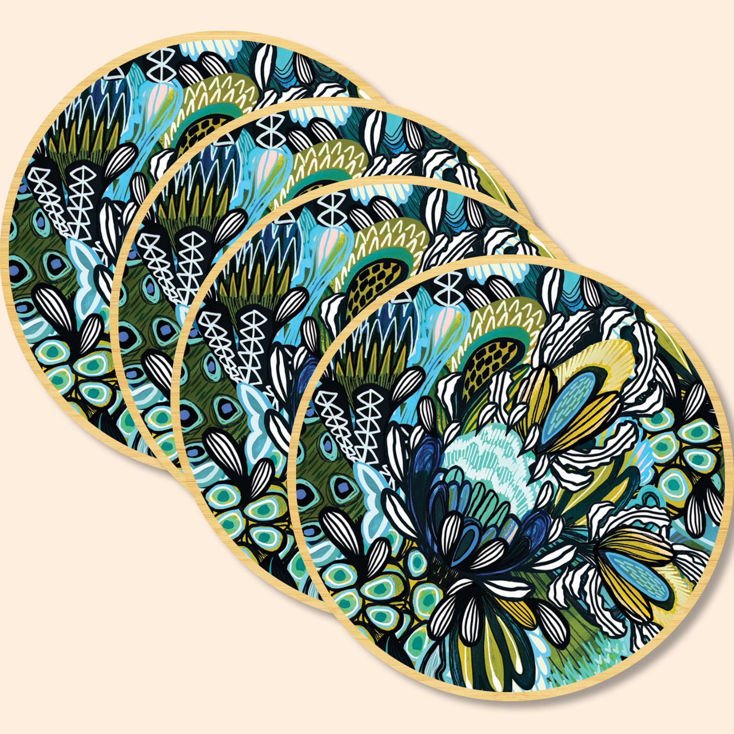 Azure Proteas Coasters