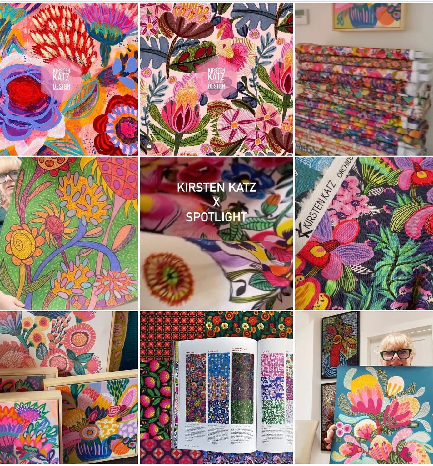 2023 Top 9 posts that you all have liked. 
It is a great mixture of fabrics, art, licensing and achievements. This year I achieved quite a lot not only with my artwork, licensing &amp; collaborations but also in designing new products, working on beh