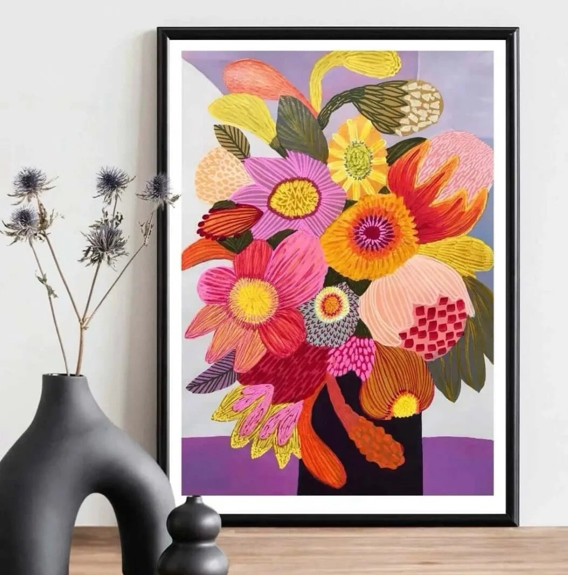 Big Blooms - modern botanical art to bring the beauty of nature and colour into your home. Original painting by Australian artist available as a fine art prints 
View the complete collection -
www.kirstenkatz.com
#wallart #botanicalart #paintings #ki