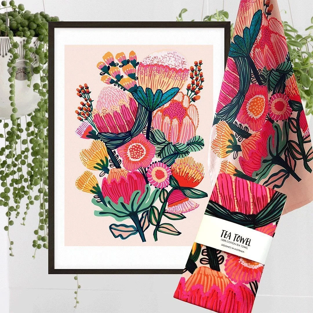 Let colour blossom where you live. 🌺✨

Inspired by the untamed beauty of Australia&rsquo;s native flowers, the Flowers of Oz collection is a tribute to bold blooms, vibrant landscapes and unmistakable Aussie spirit. These tea towels and coasters are