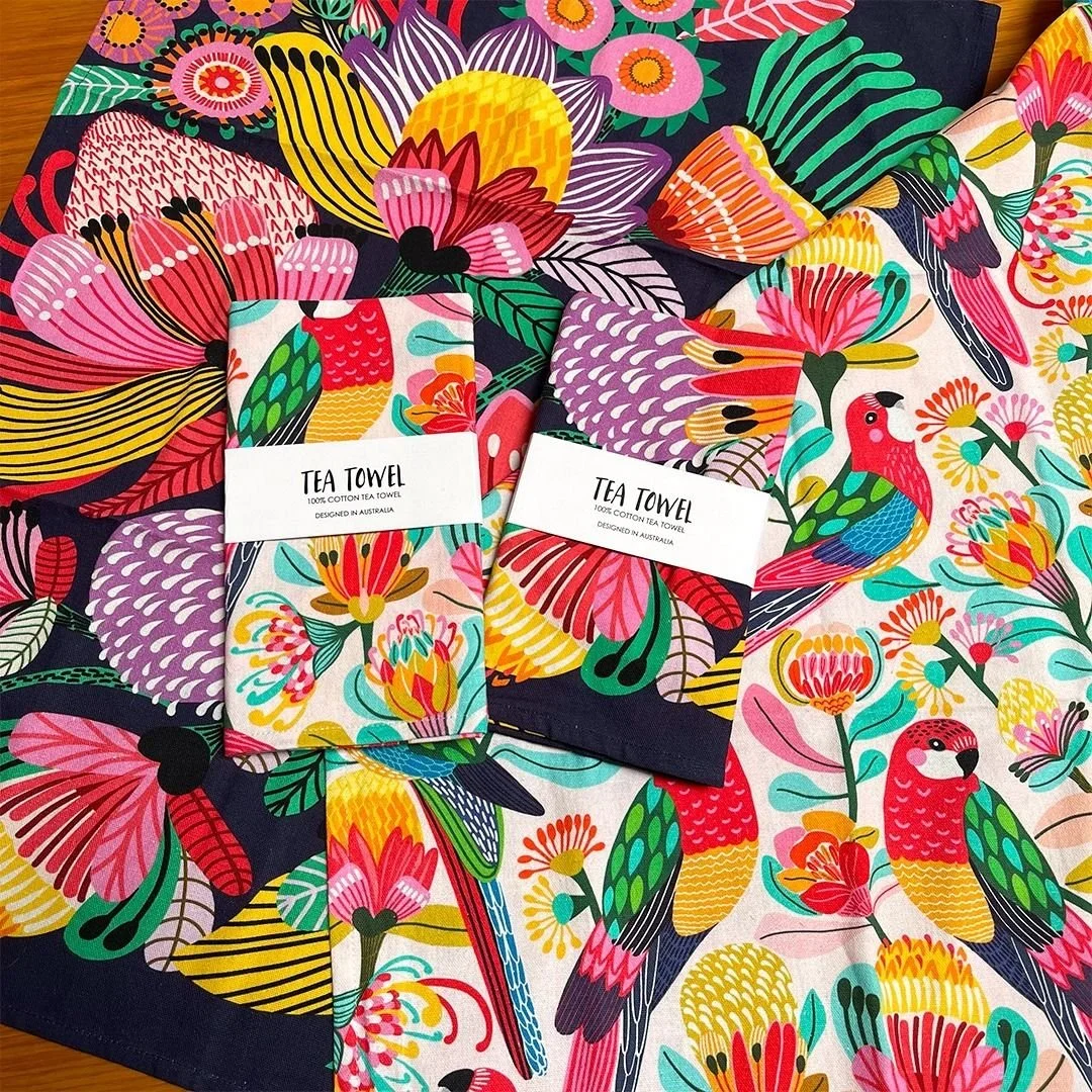 🌿 Make your kitchen a space worth showing off.
Bring art, colour, and Australian charm into your home with this collection of kitchen d&eacute;cor &mdash; all featuring original hand-painted designs of native flora and Rosella birds.

Perfect for st