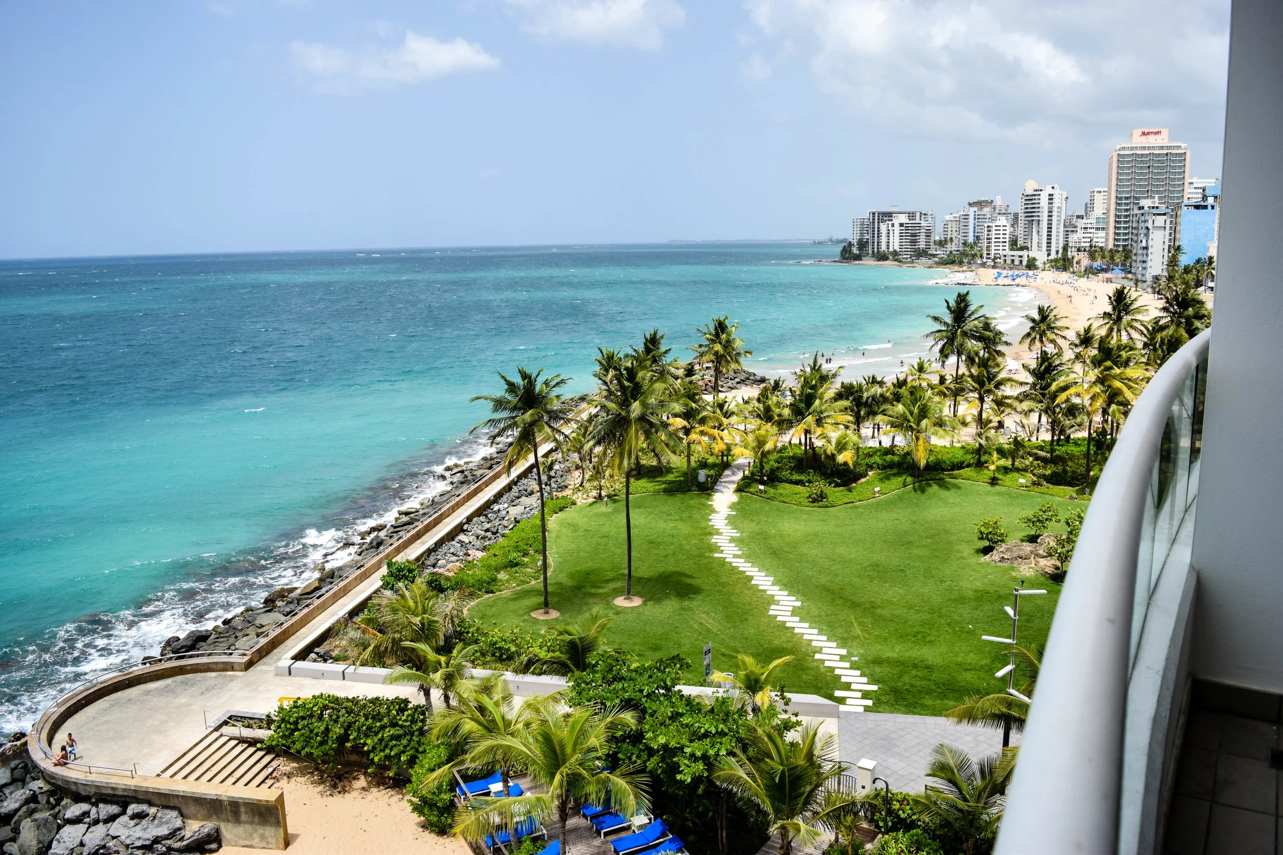View from our Ocean View Balcony