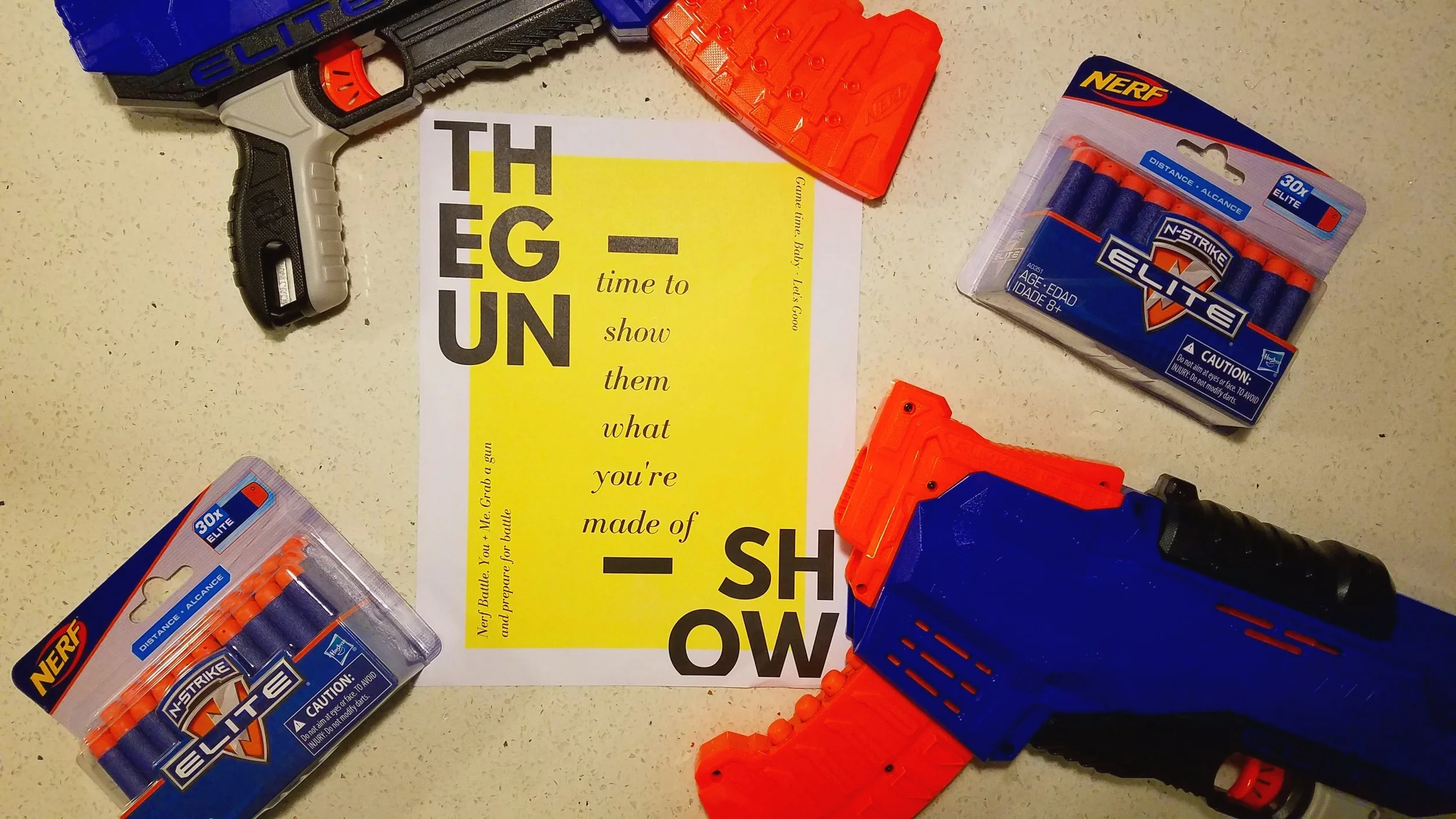 Date Night: Nerf Gun Battle
