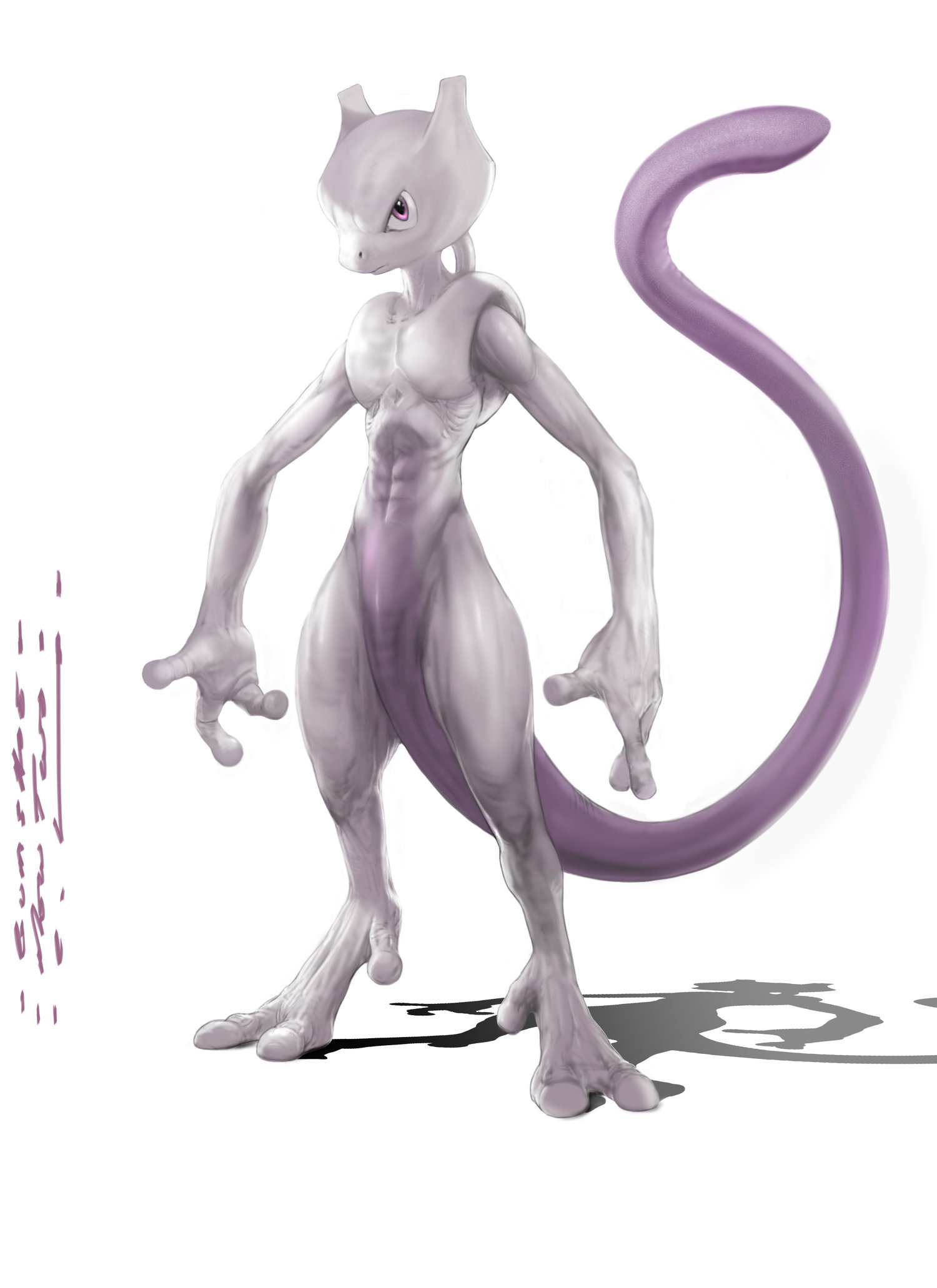 Carlos Arts - ❤️ Desenho do Mewtwo Pokémon Go 005 🎨 . ⏩    ⏪ . . 🖥️ r 📺 Carlos Arts 🎥 . ⏩   ⏪ . ❤️ Olá tudo bom!