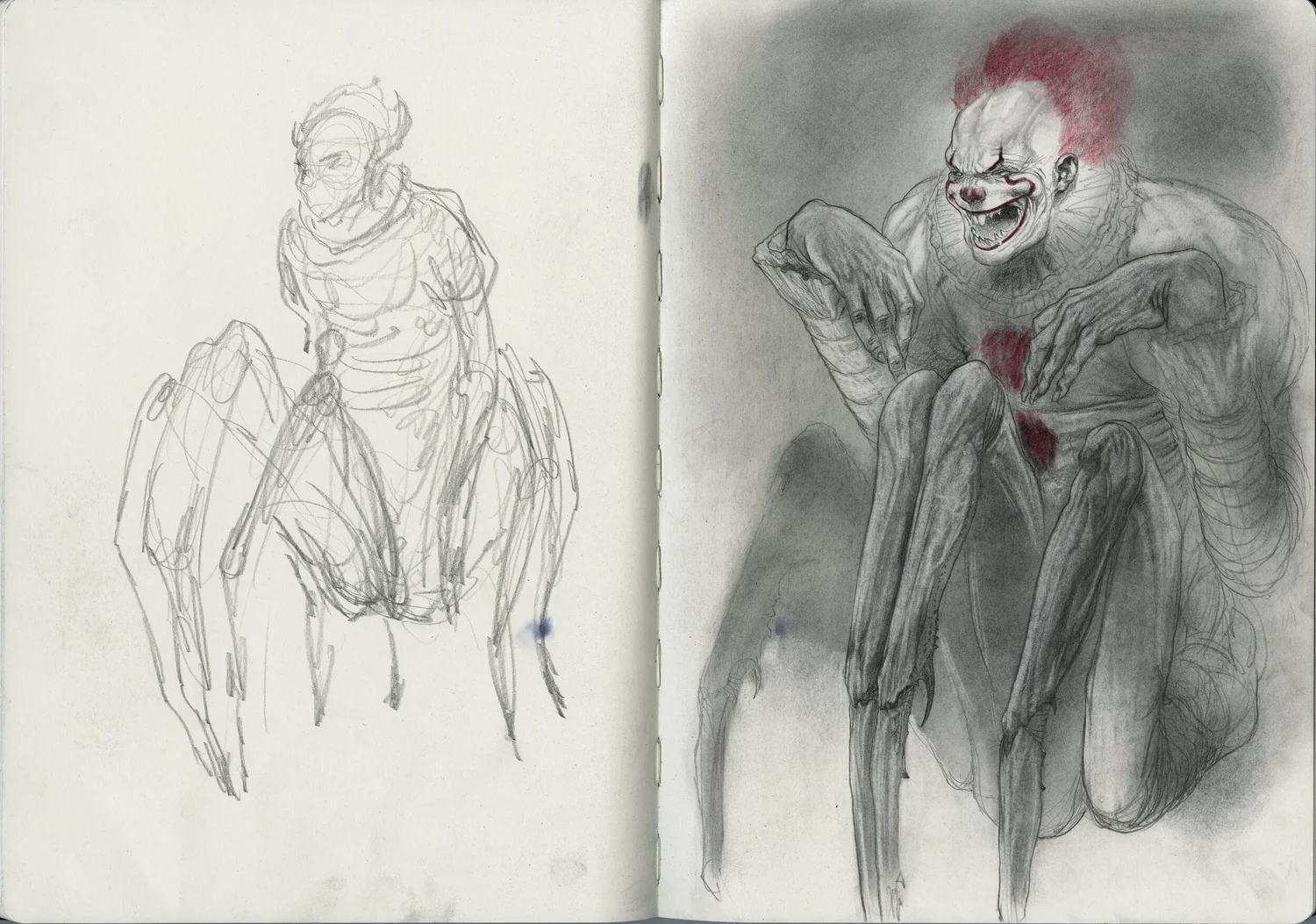 Pennywise Spider Drawing pennywise-spider-drawing