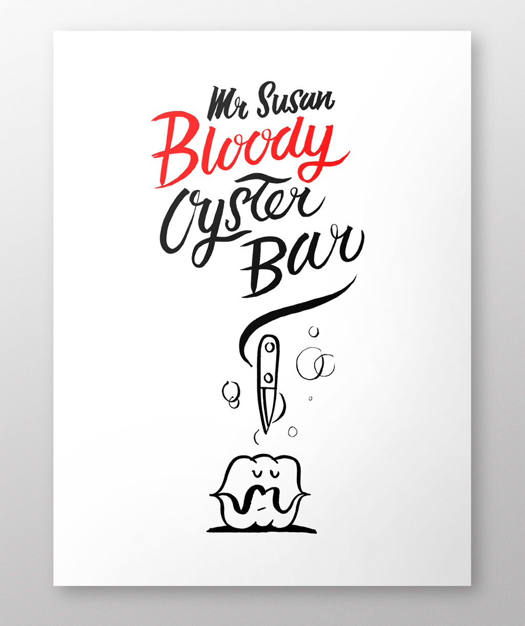 Oyster bar poster