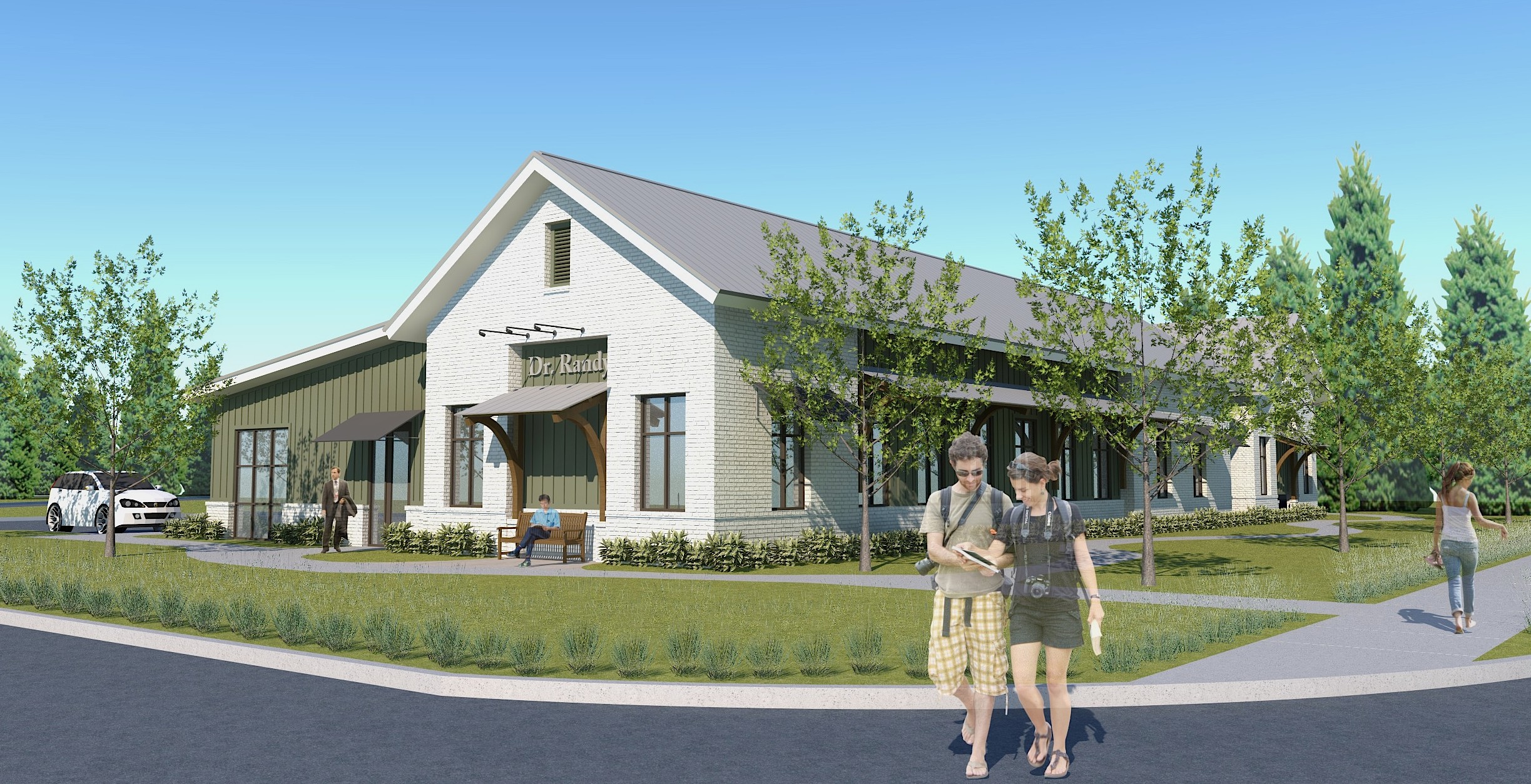 Rush Dixon Architects' rendering of the new facility for Dr. Randy