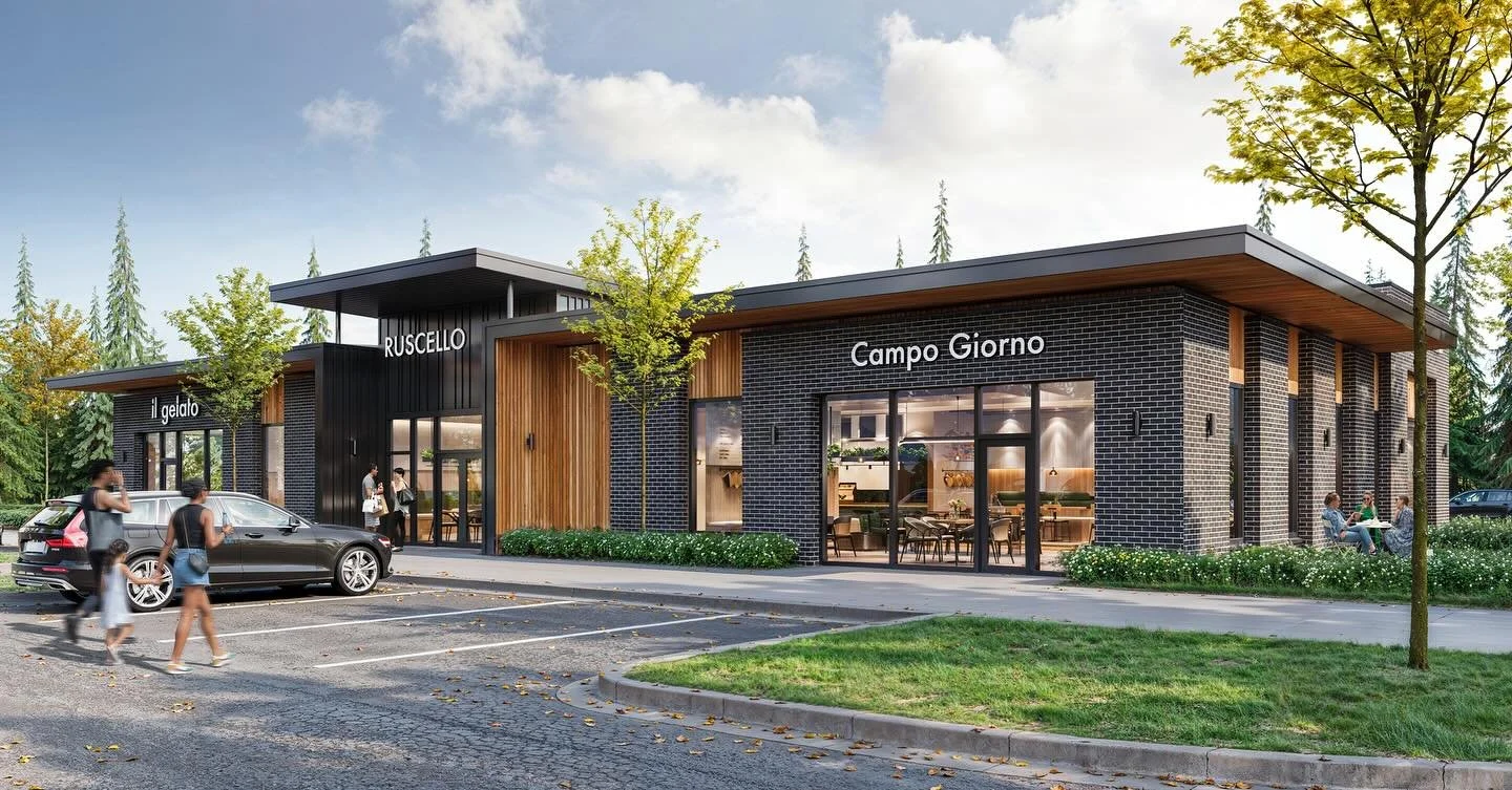 Dayfield Park is a modern day commercial destination with a relevant mix of office, retail and hospitality in the award-winning Nexton Community, in Summerville, SC.  The design approach for the buildings is rooted in strong massing, innovative detai