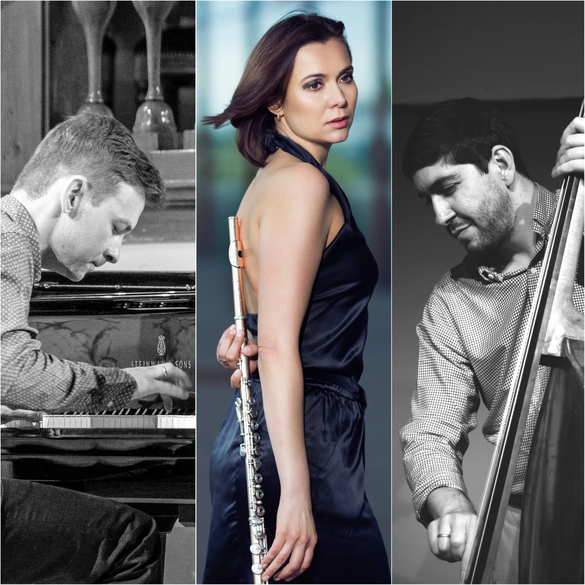 Andrey Shabashev (Piano), Olga Reiser (Querflöte), Pavel Klimashevsky (Bass)