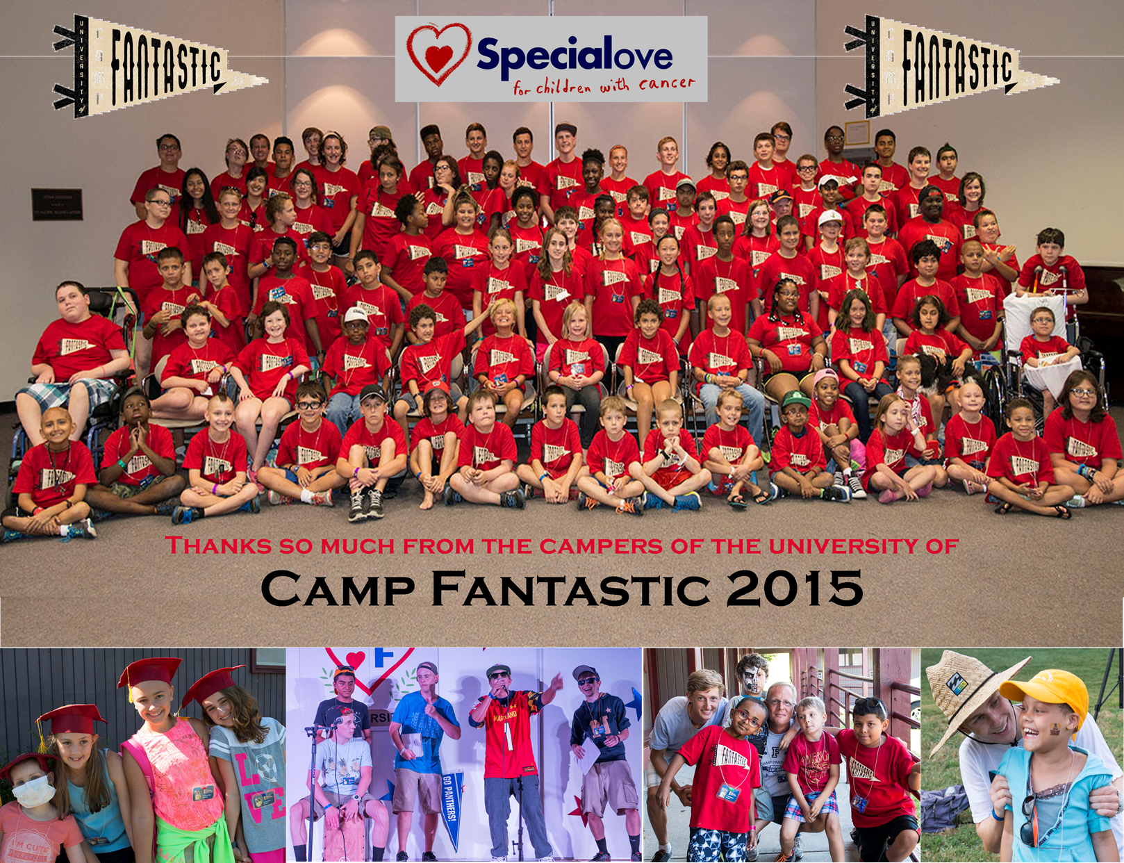 Photos from 2015 Camp Fantastic. See more at facebook.com/SpecialoveCamps.
